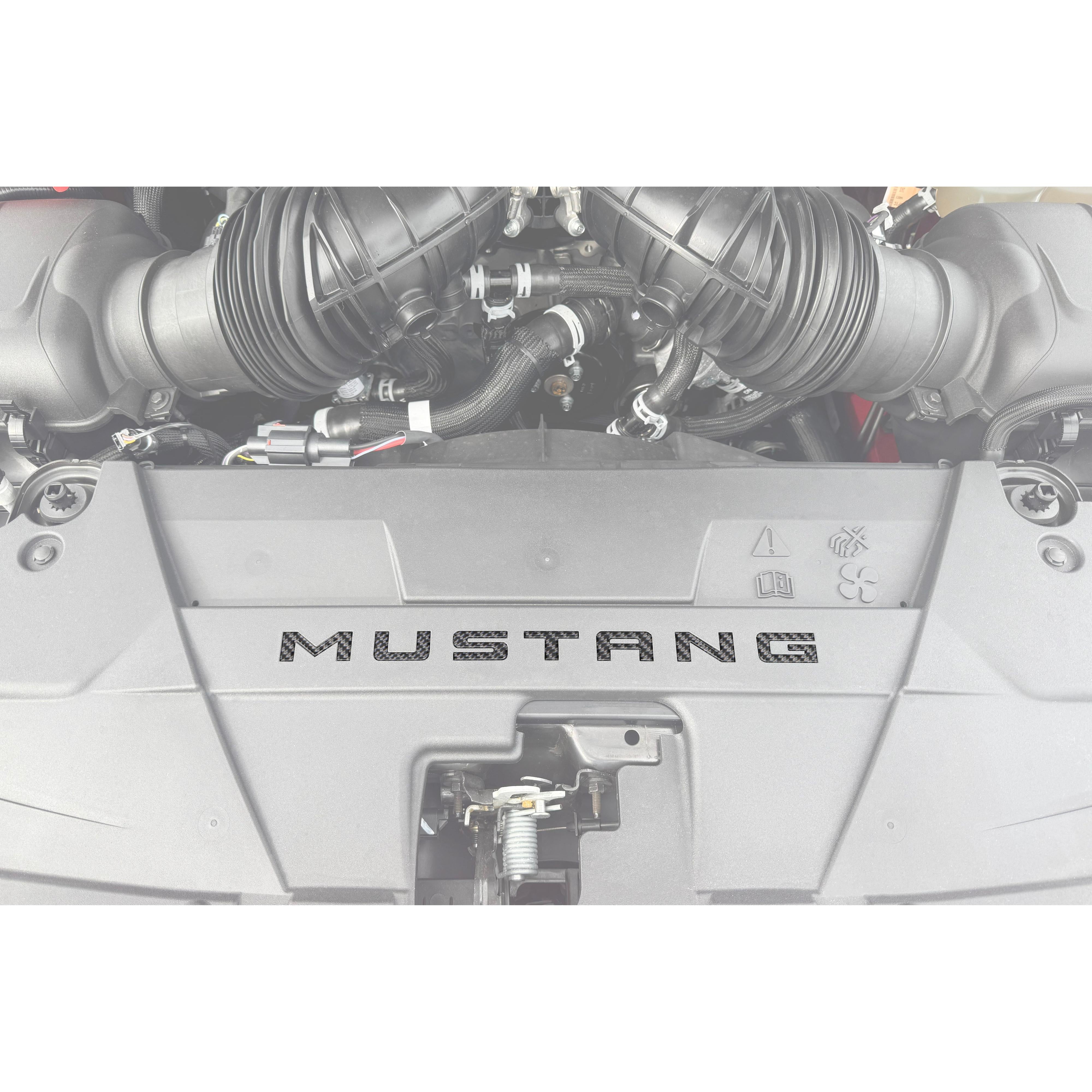 Engine Bay Letter Inserts Fits 2024-2026 Ford Mustang