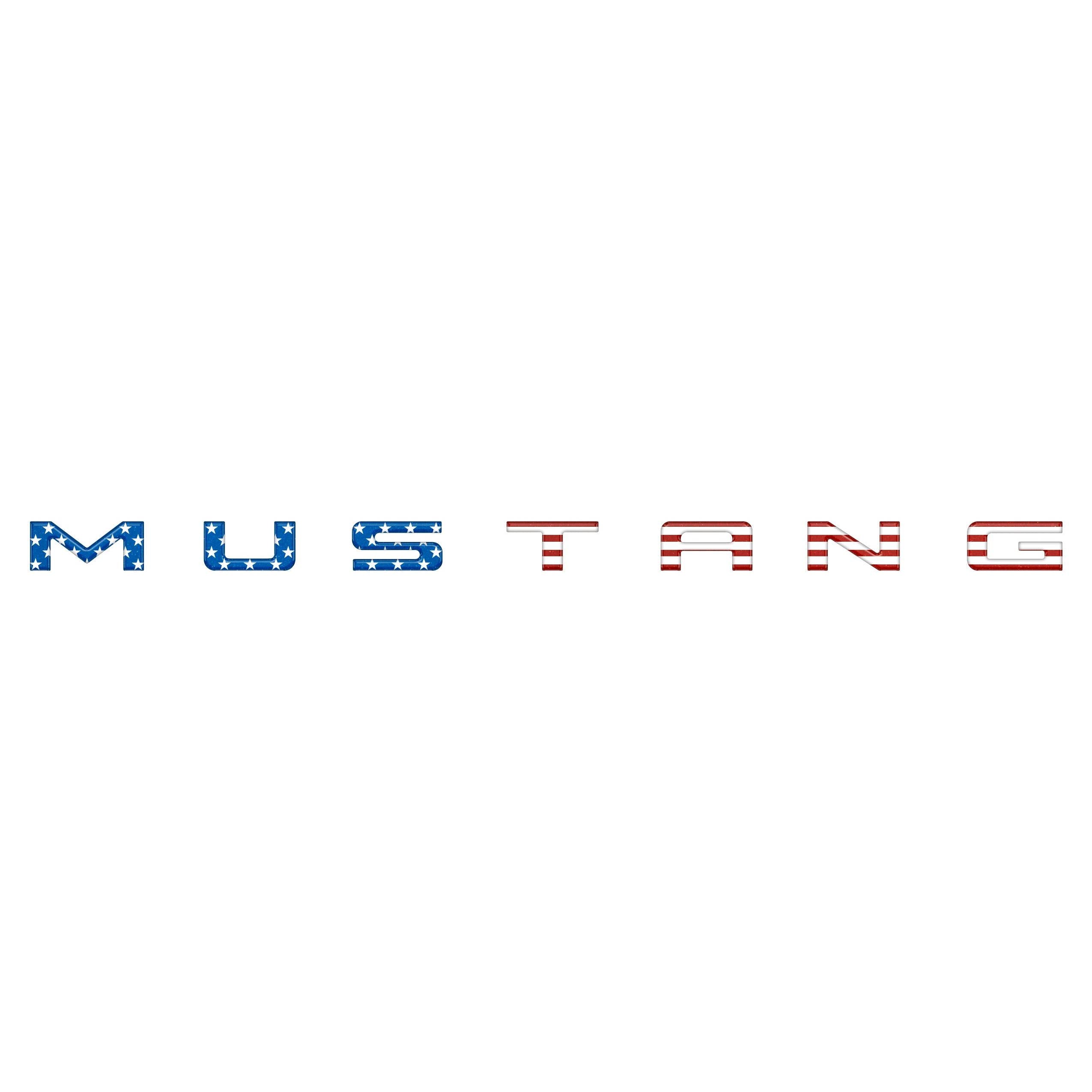 Engine Bay Letter Inserts Fits 2024-2026 Ford Mustang