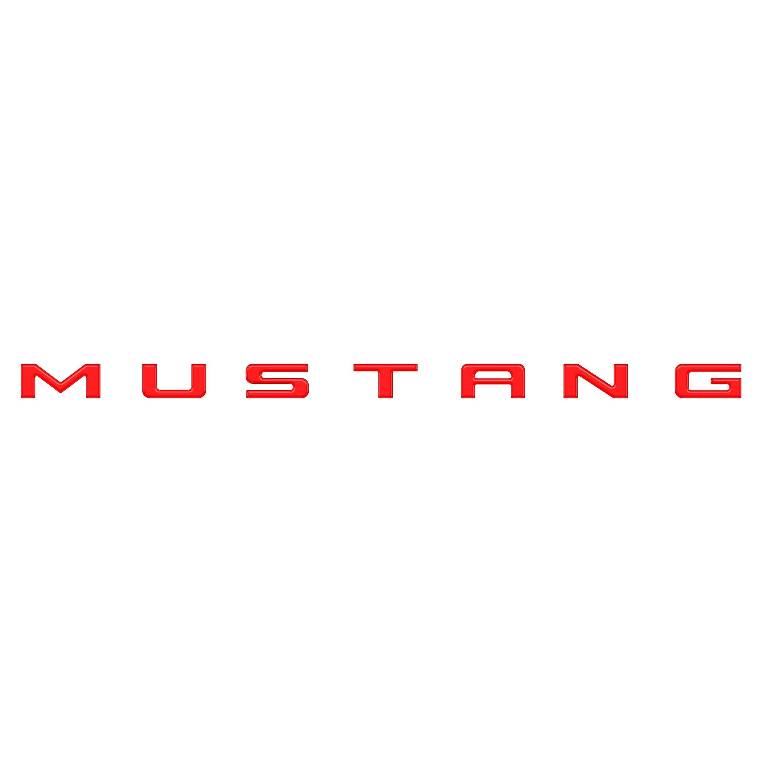 Engine Bay Letter Inserts Fits 2024-2026 Ford Mustang