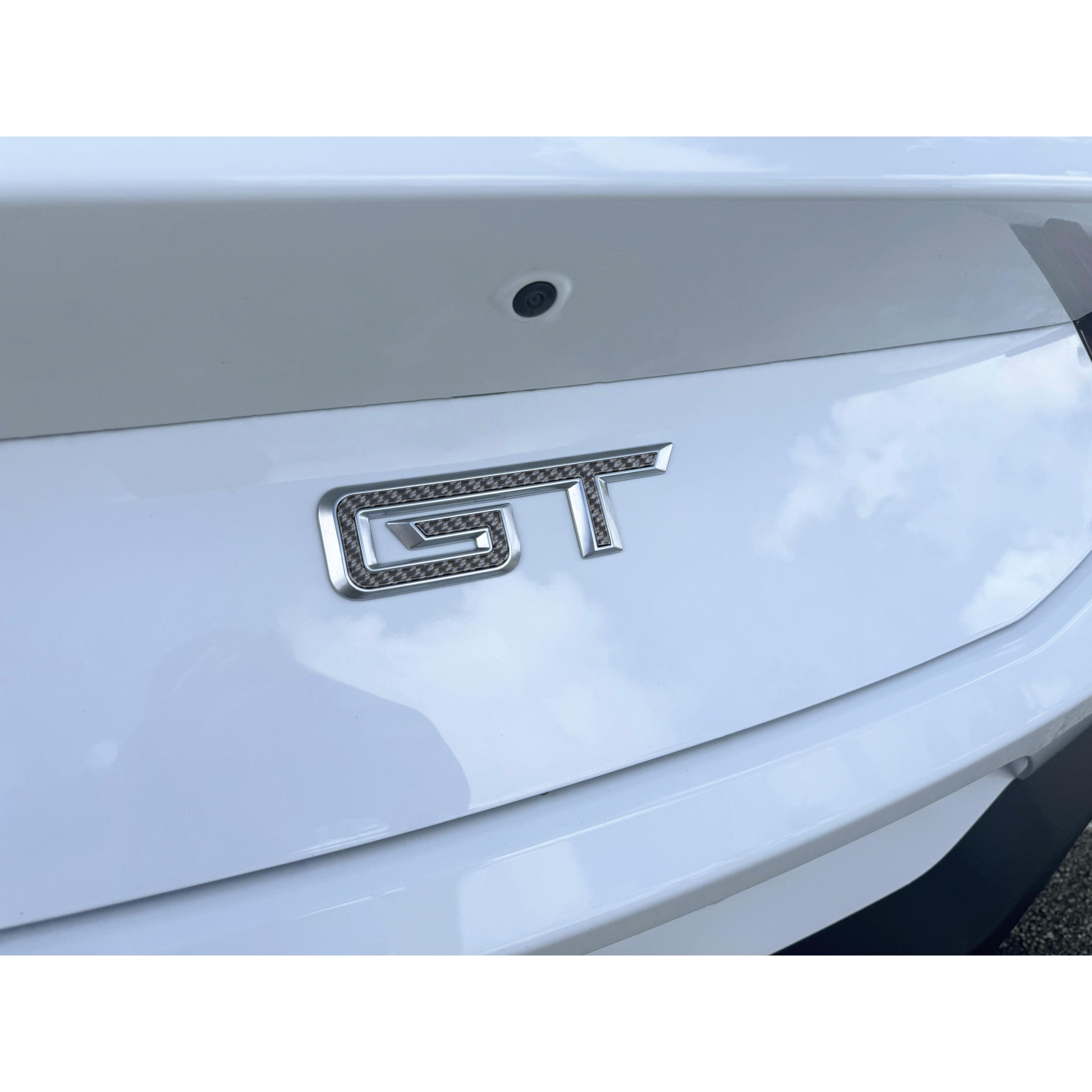 Rear GT Emblem Inserts Fits 2024-2026 Ford Mustang