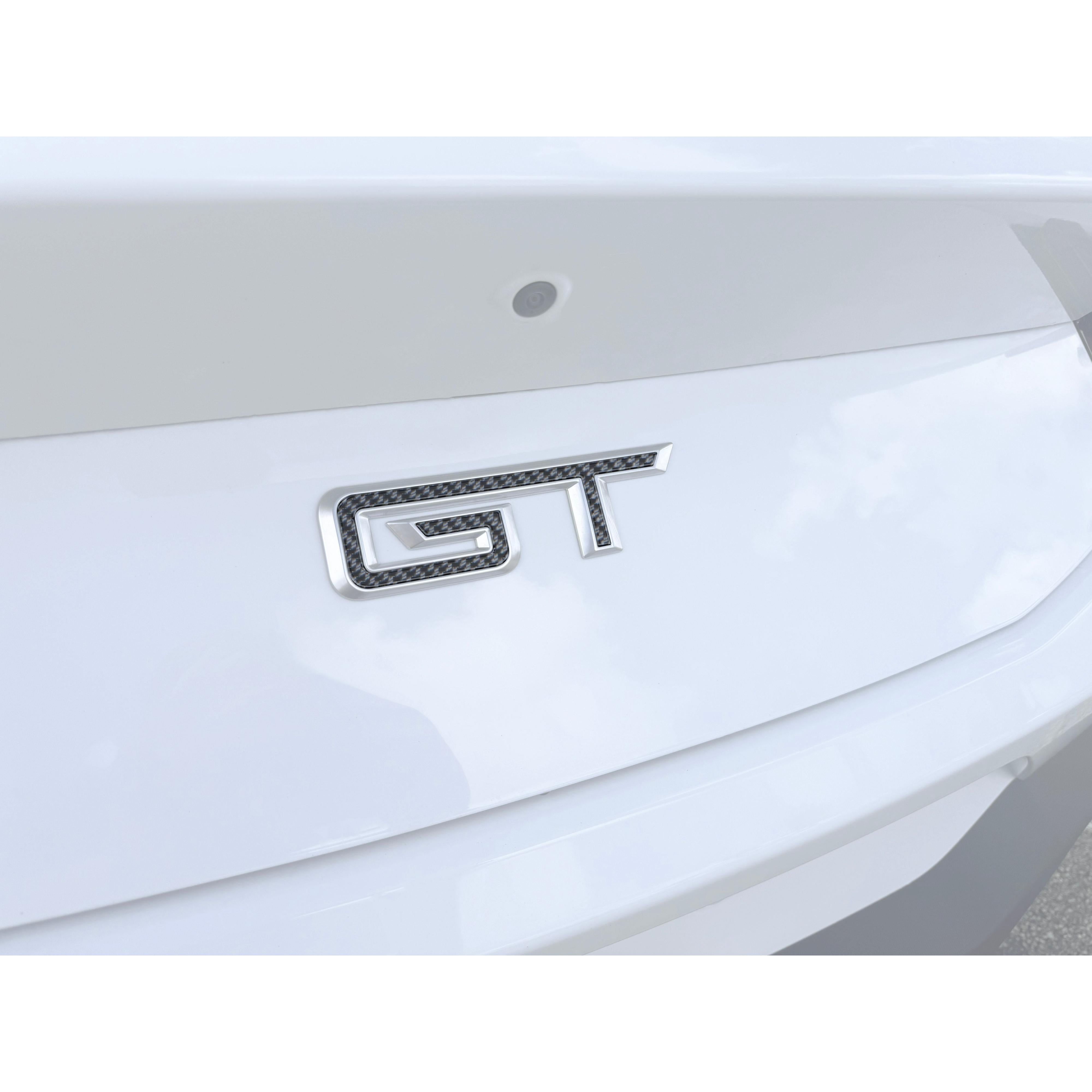 Rear GT Emblem Inserts Fits 2024-2026 Ford Mustang