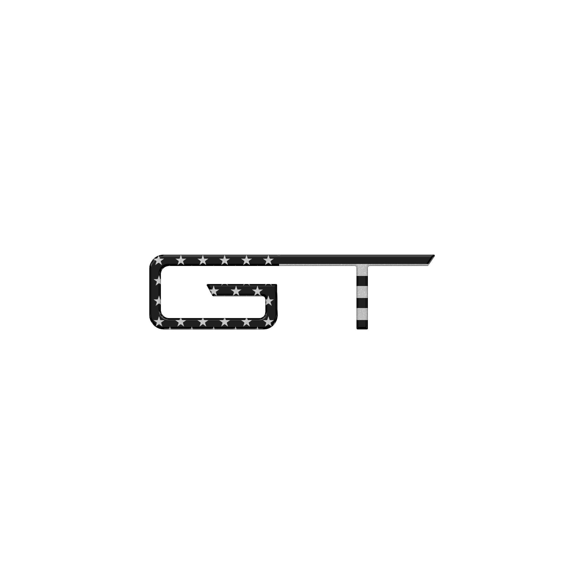 Rear GT Emblem Inserts Fits 2024-2026 Ford Mustang