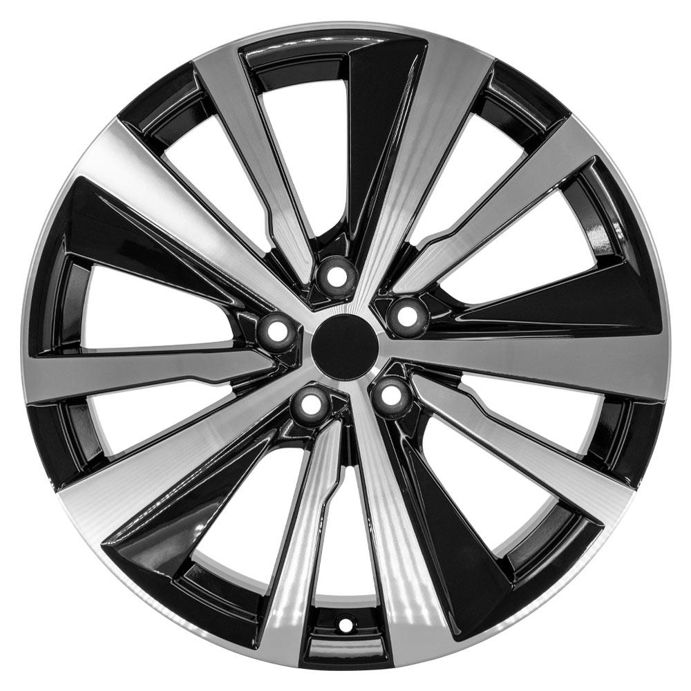 19" Replica NS29 fits Nissan Altima 19x8 Black Machined-SR1 Performance