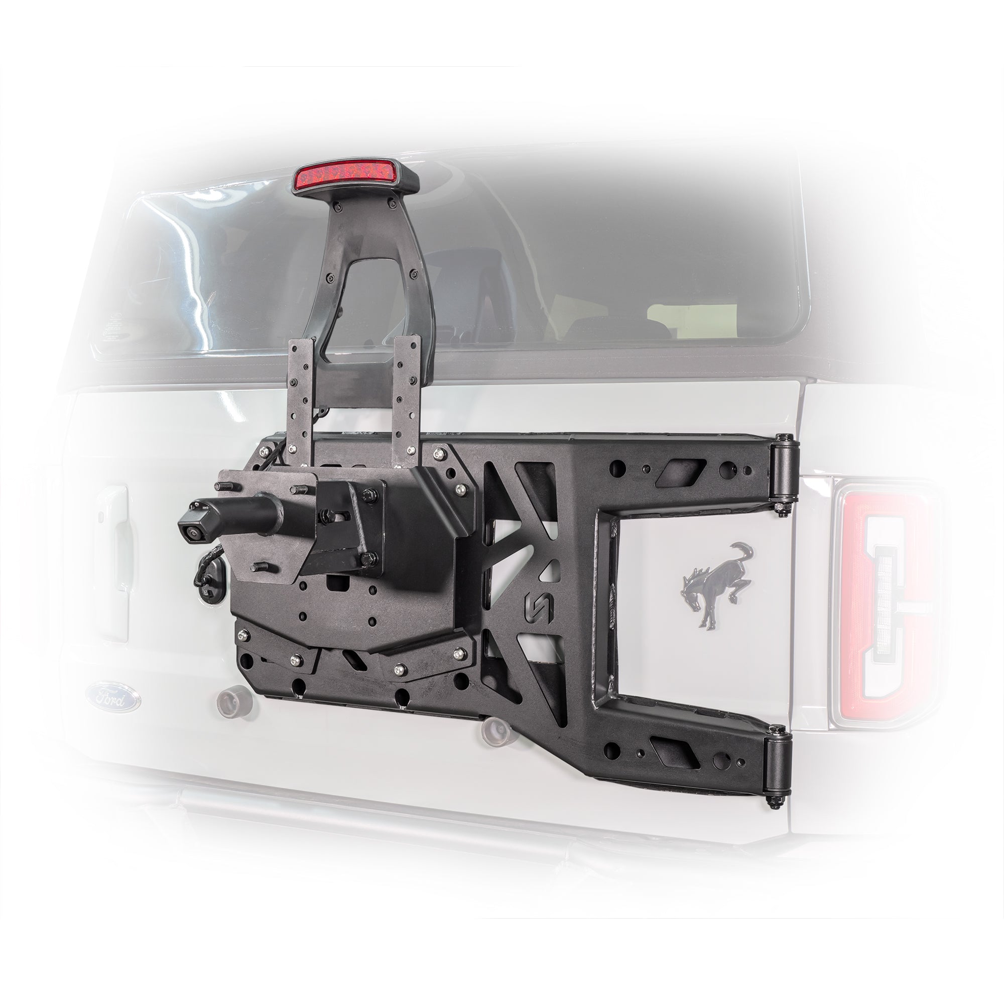 2021+ Ford Bronco Adjustable Tire Carrier & Camera Mount - Turn Offroad