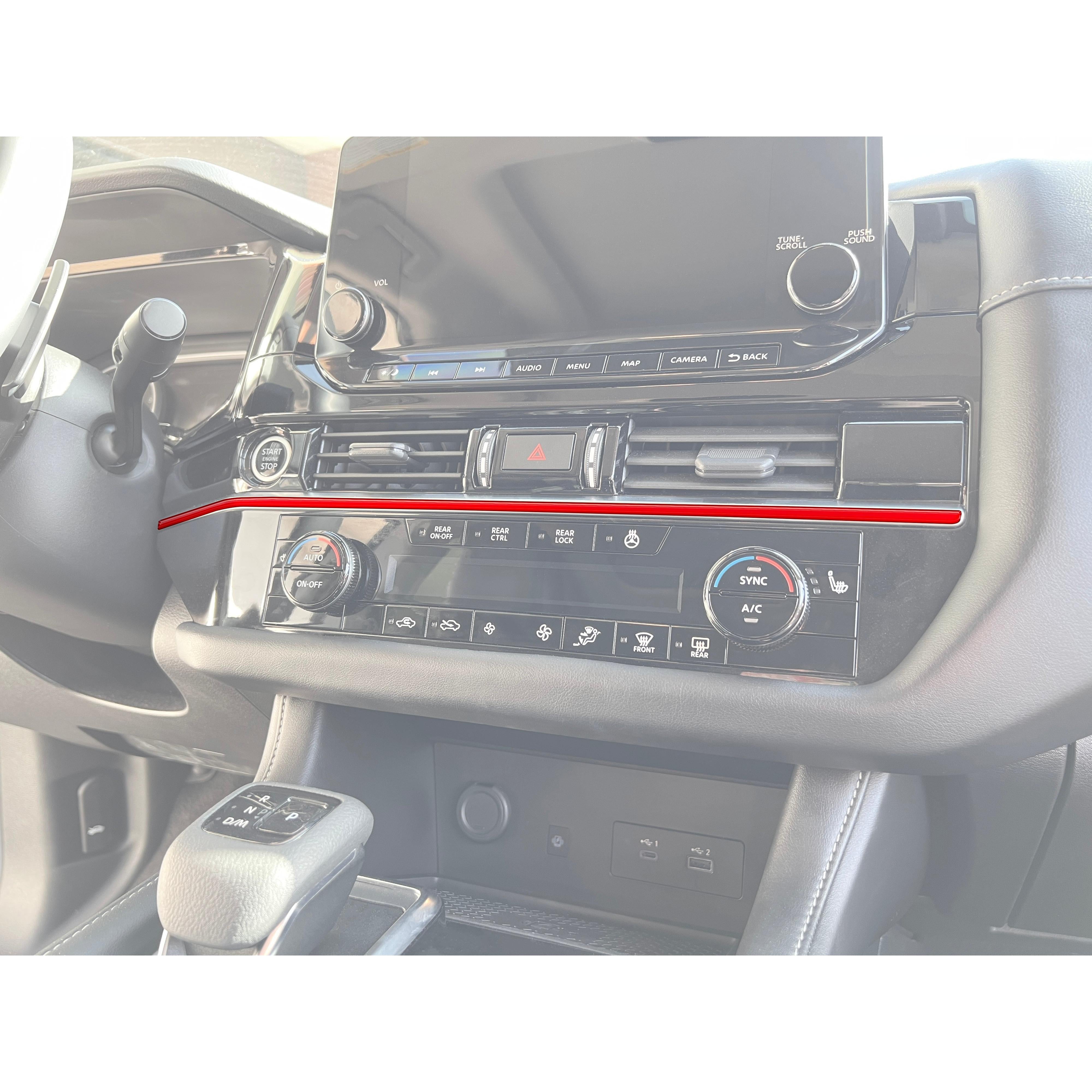 Climate Control Line Accent Trim Fits 2022-2025 Nissan Pathfinder