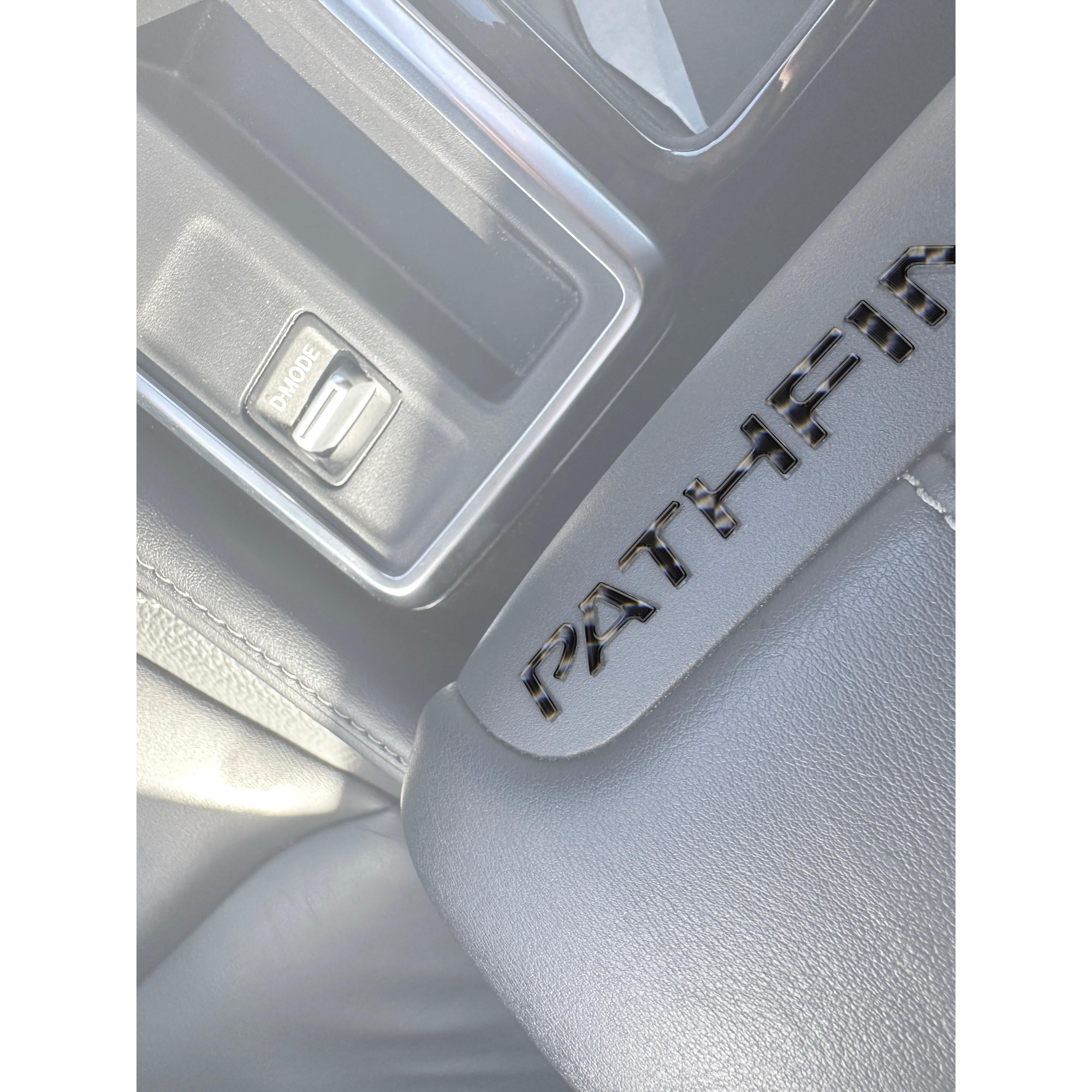 Center Console Lid Letter Letter Inserts Fits 2022-2026 Nissan Pathfinder