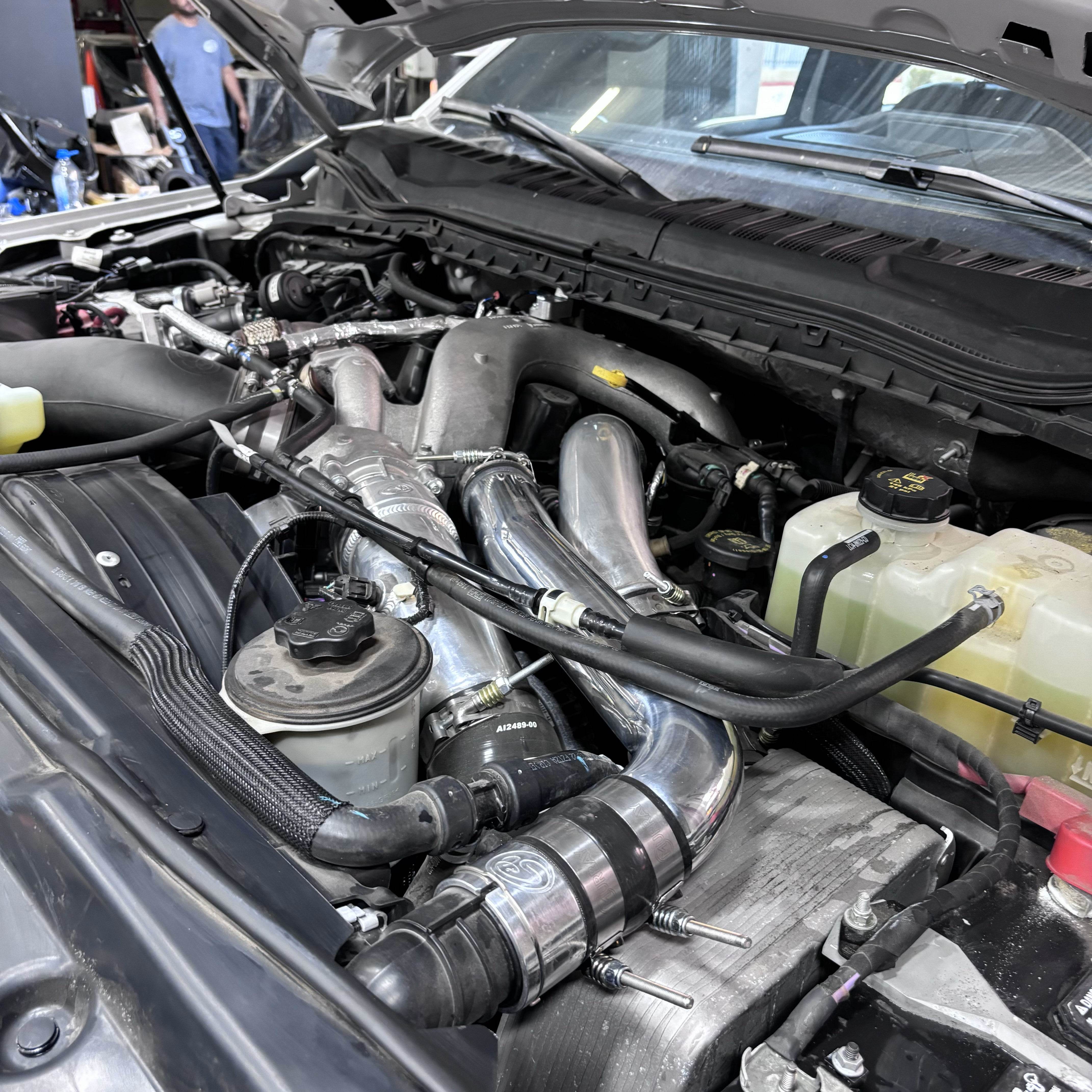 Upper Coolant Pipe For 2017-2025 Ford Powerstroke 6.7L - S&B