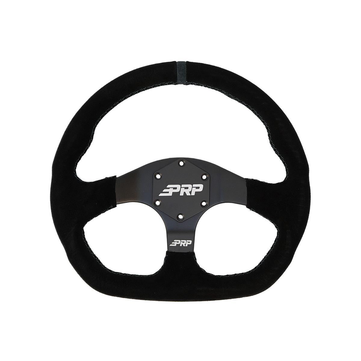 PRP Seats Off Road UTV Comp-R Flat Steering Wheel - Aluminum with Suede Grip