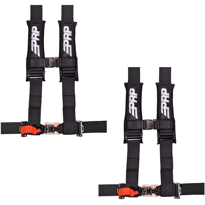 PRP 4 Point Racing Harness with 3 inch Padding Belts SB4.3 with EZ Adjusters