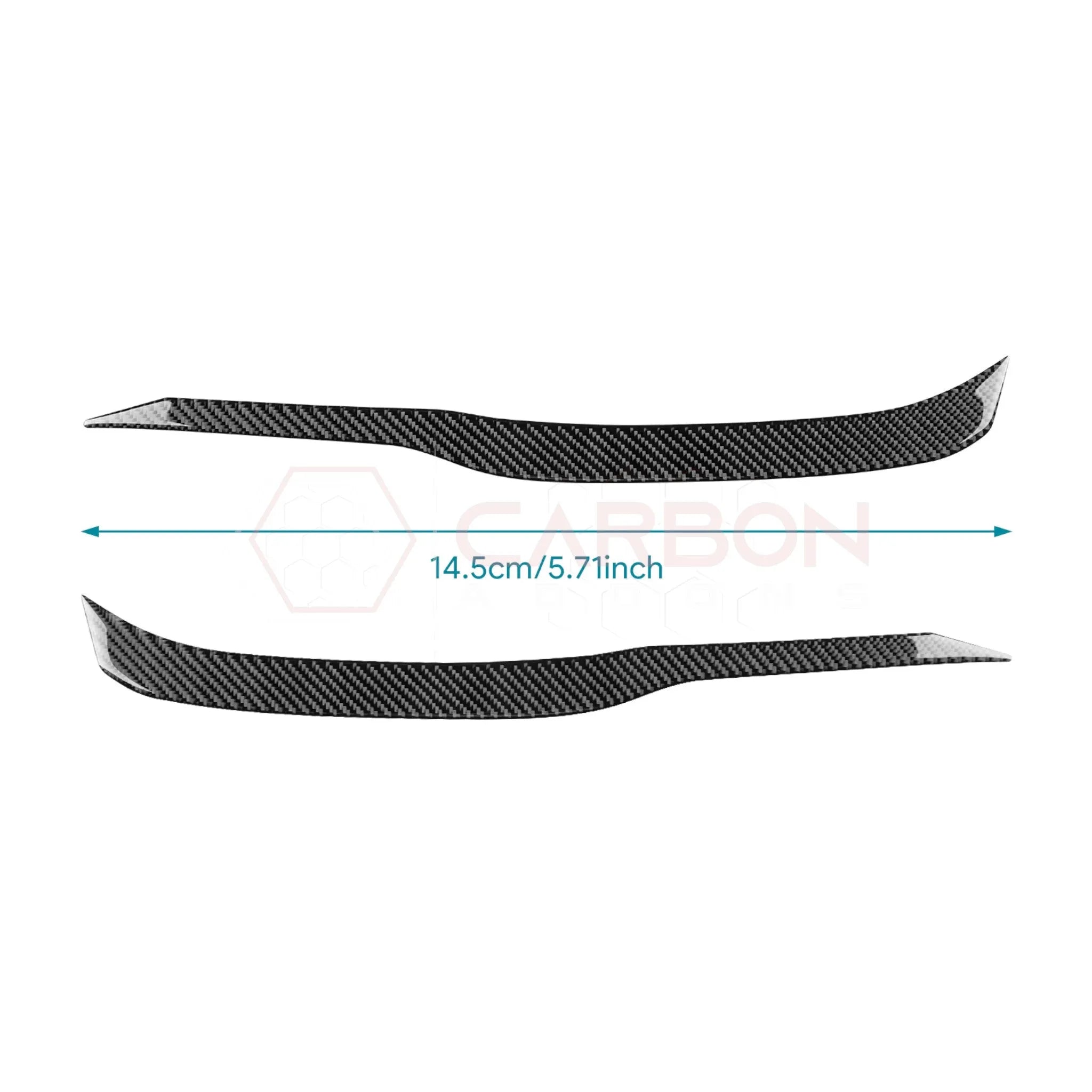 2024+ S650 Mustang Real Carbon Fiber Seat Control Upper Trim Overlay