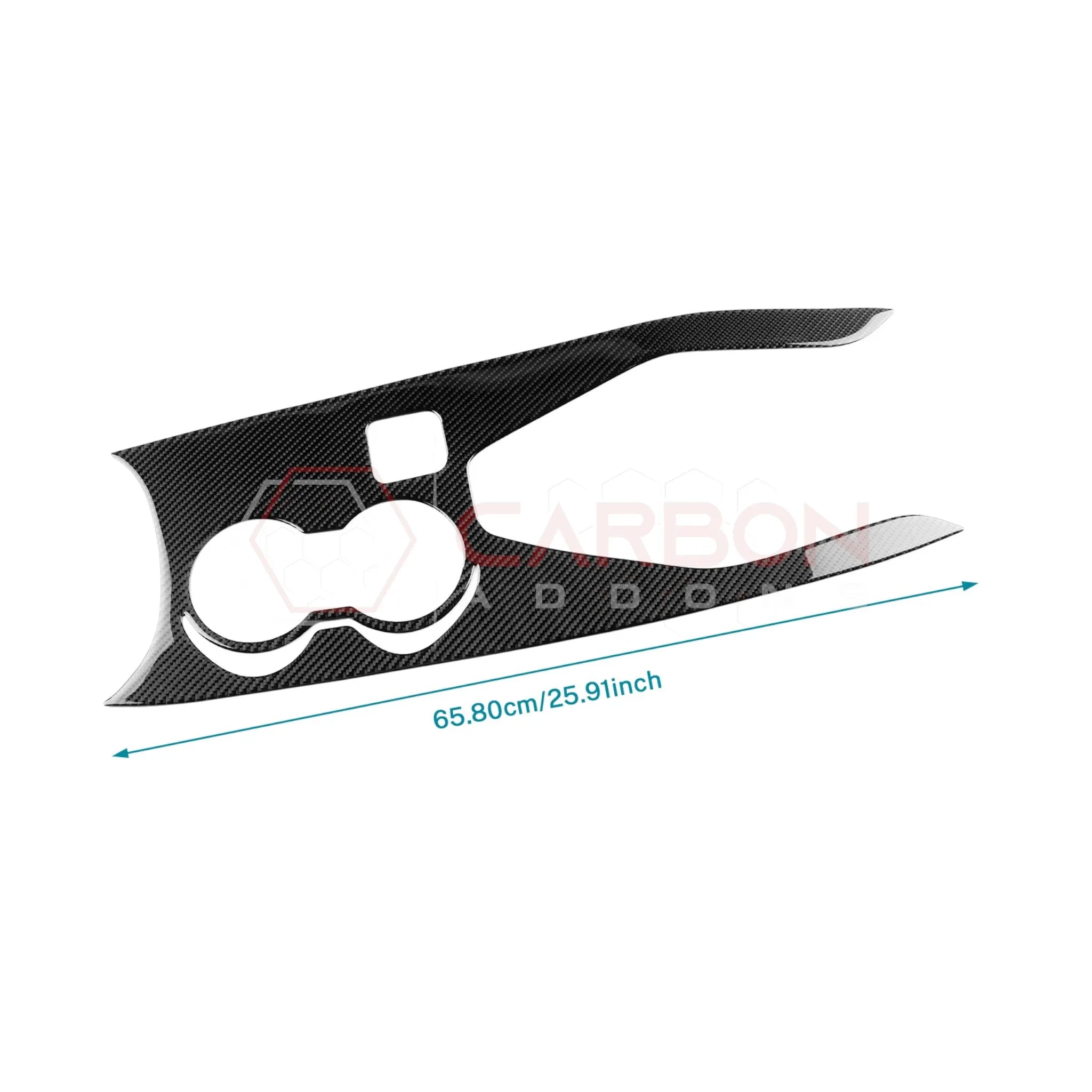 2024+ S650 Mustang Real Carbon Center Console Overlay