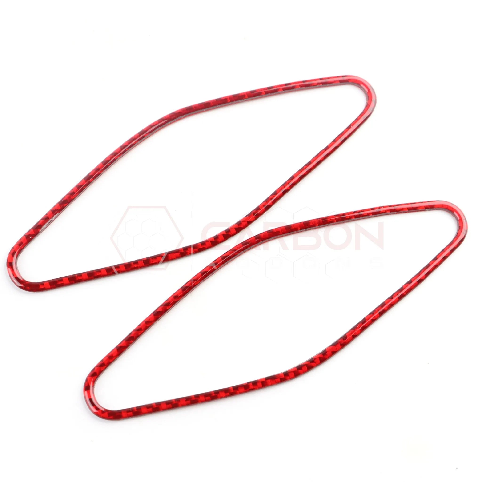 2024+ S650 Mustang Real Carbon Fiber A Pillar Speaker Trim Overlay