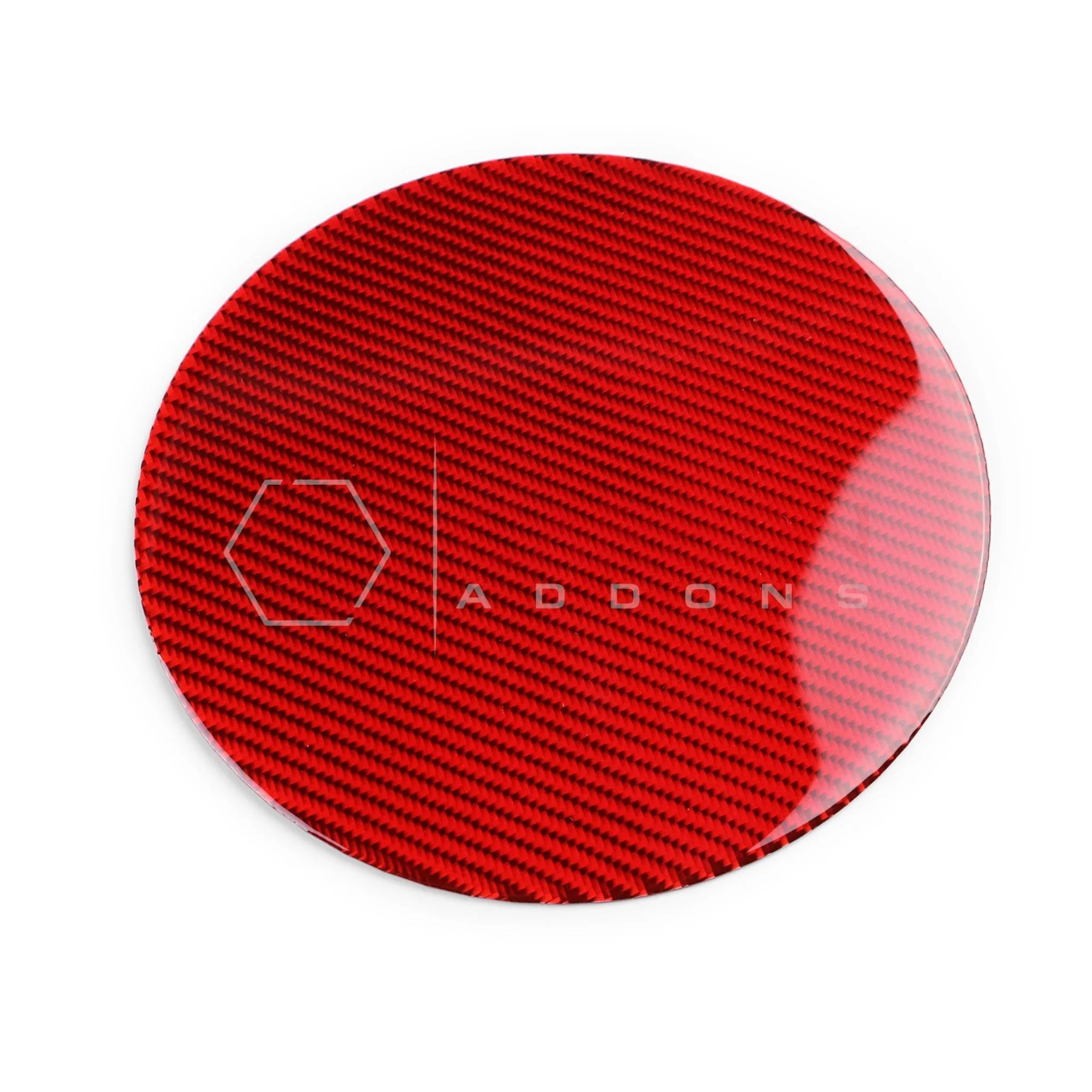 2024+ S650 Mustang Exterior Real Carbon Fiber Gas Cap Overlays