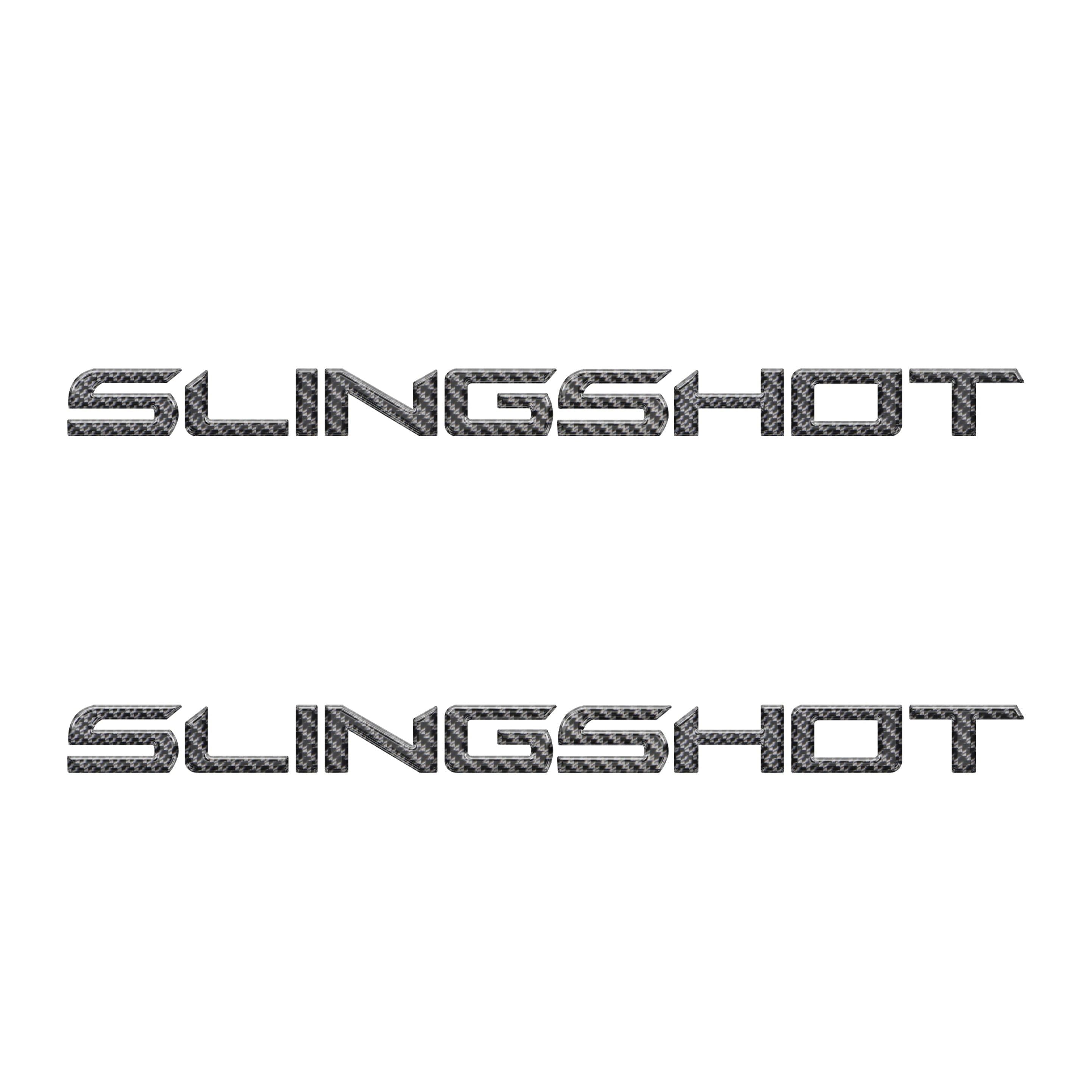 Hood Letters(Pair) w/Jig  Fits 2015-2026 Polaris Slingshot