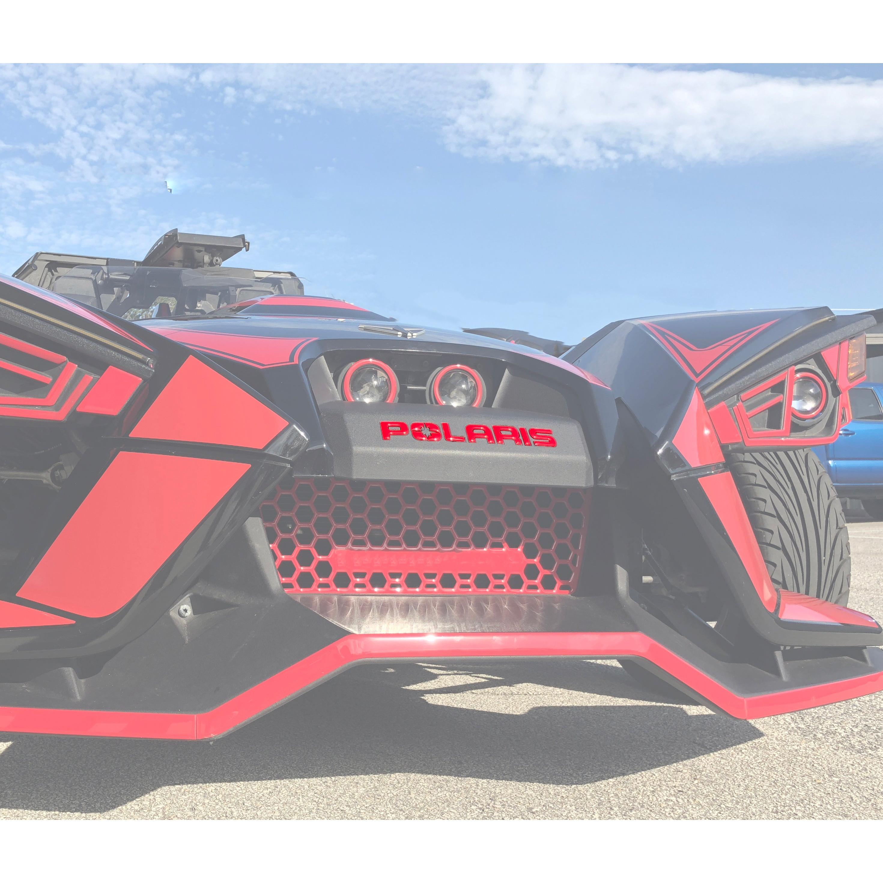 "POLARIS" Front Fascia Letter Inserts Fits 2015-2026 Polaris Slingshot