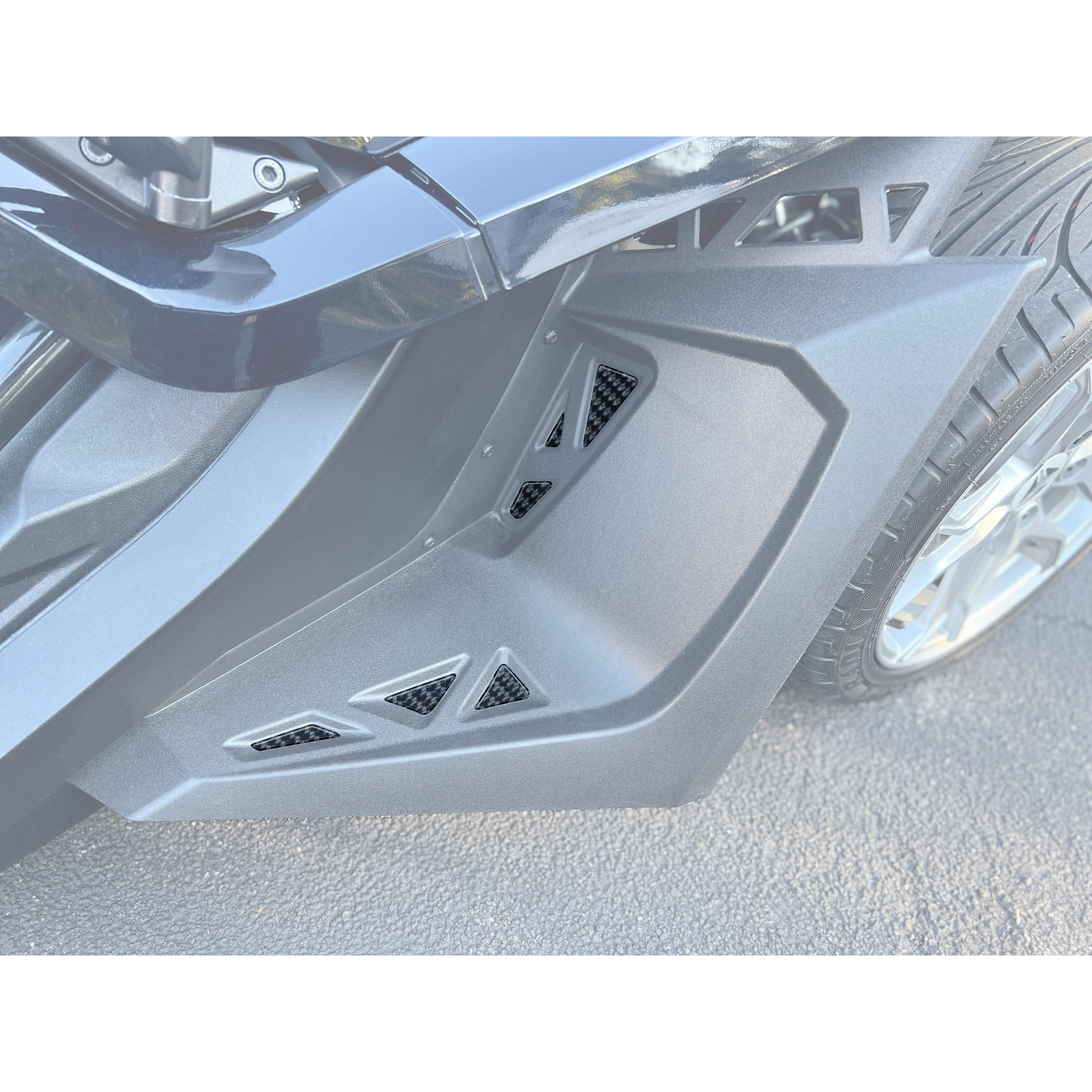 Front Fender Inserts Fits 2017-2026 Polaris Slingshot