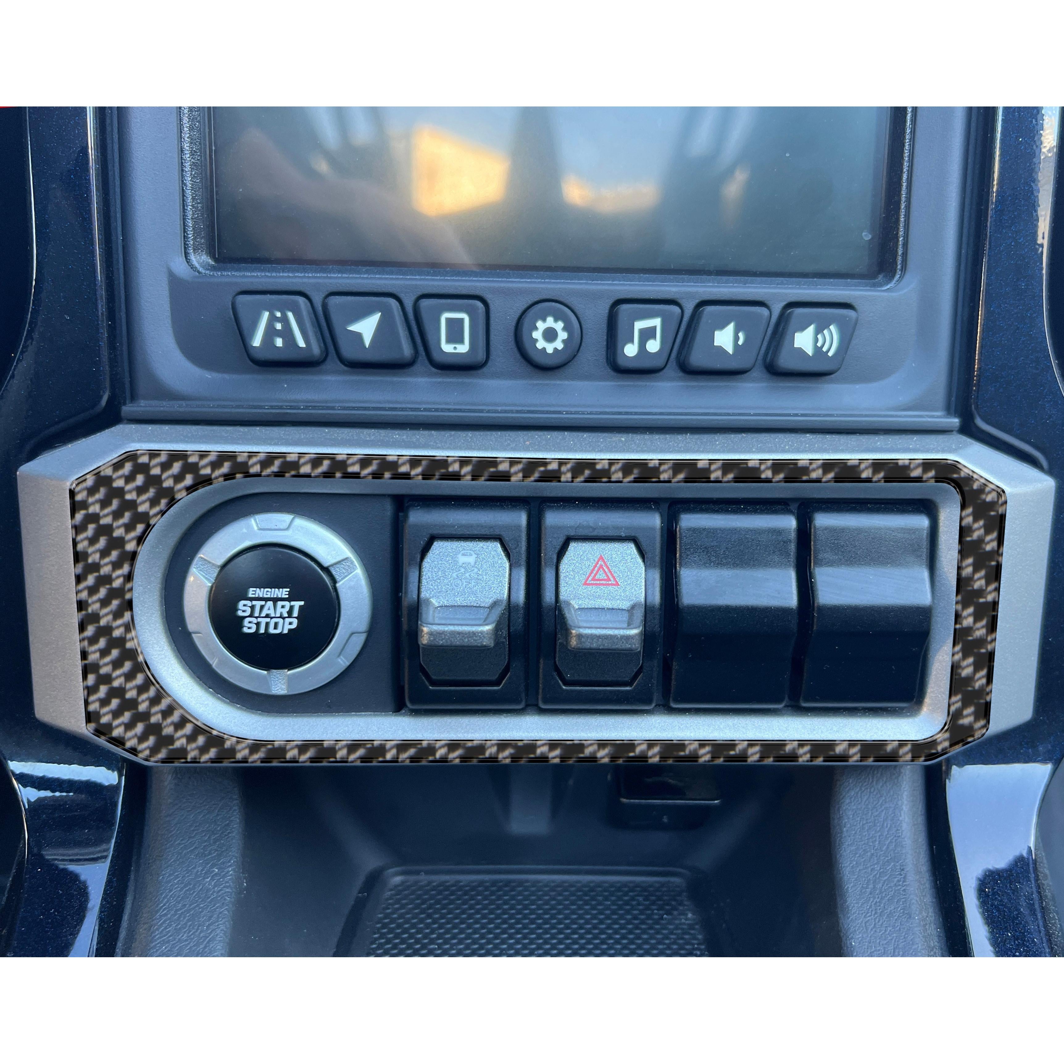 Dash Switch Surround Accent Trim Fits 2020-2026 Polaris Slingshot