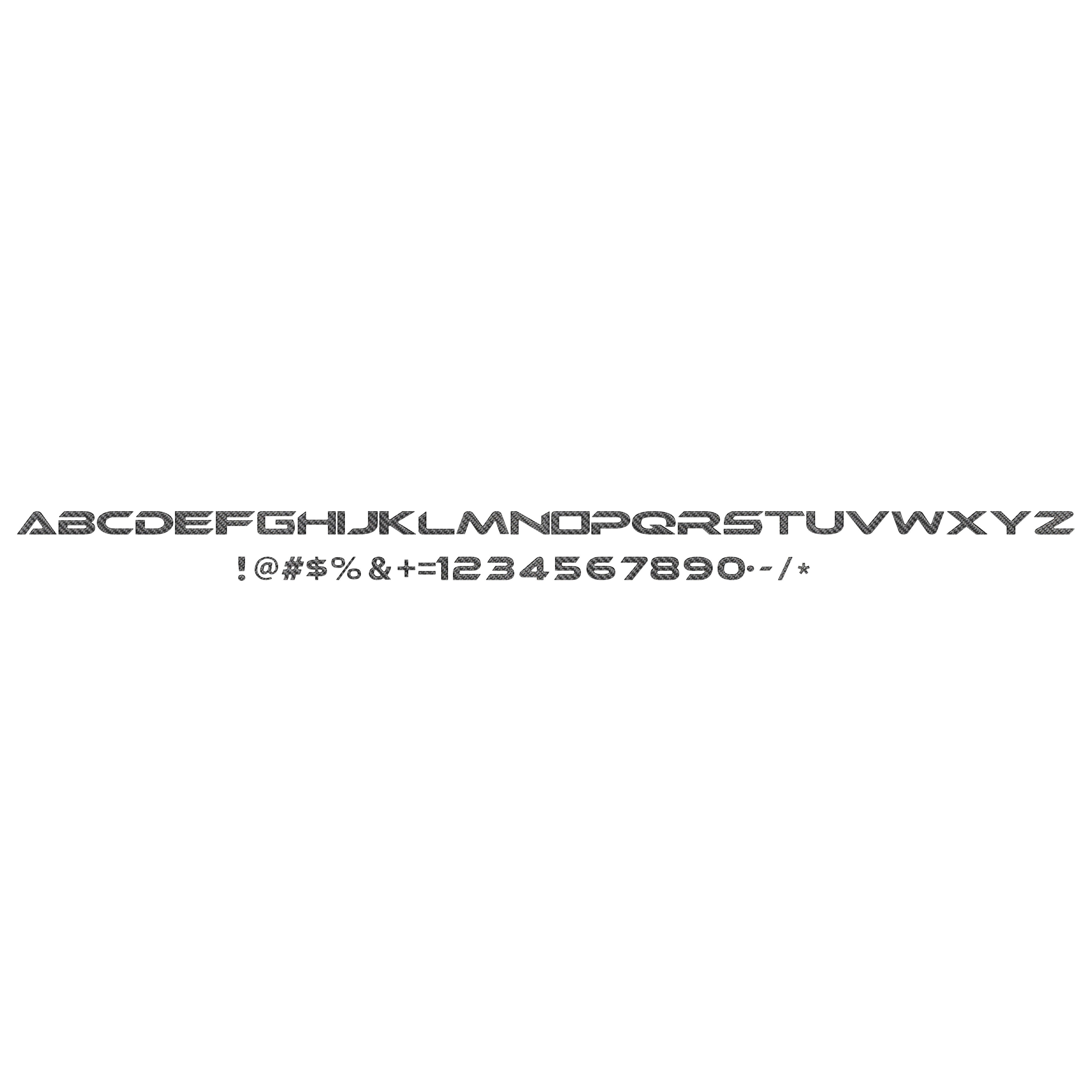 Rear Tailfin Lettering  Fits 2015-2024 Polaris Slingshot