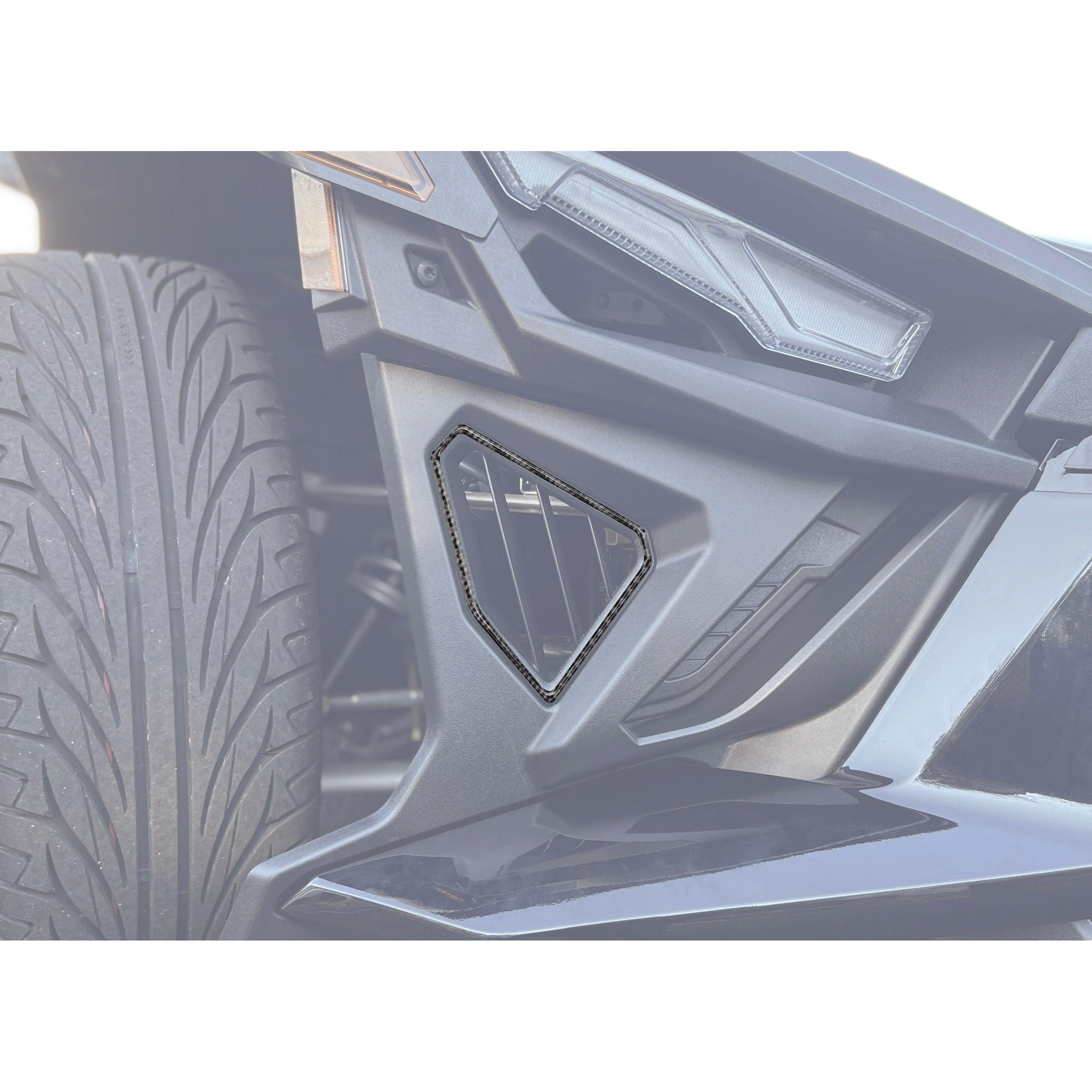 Front Fender Vent Accent Trim Fits 2020-2026 Polaris Slingshot