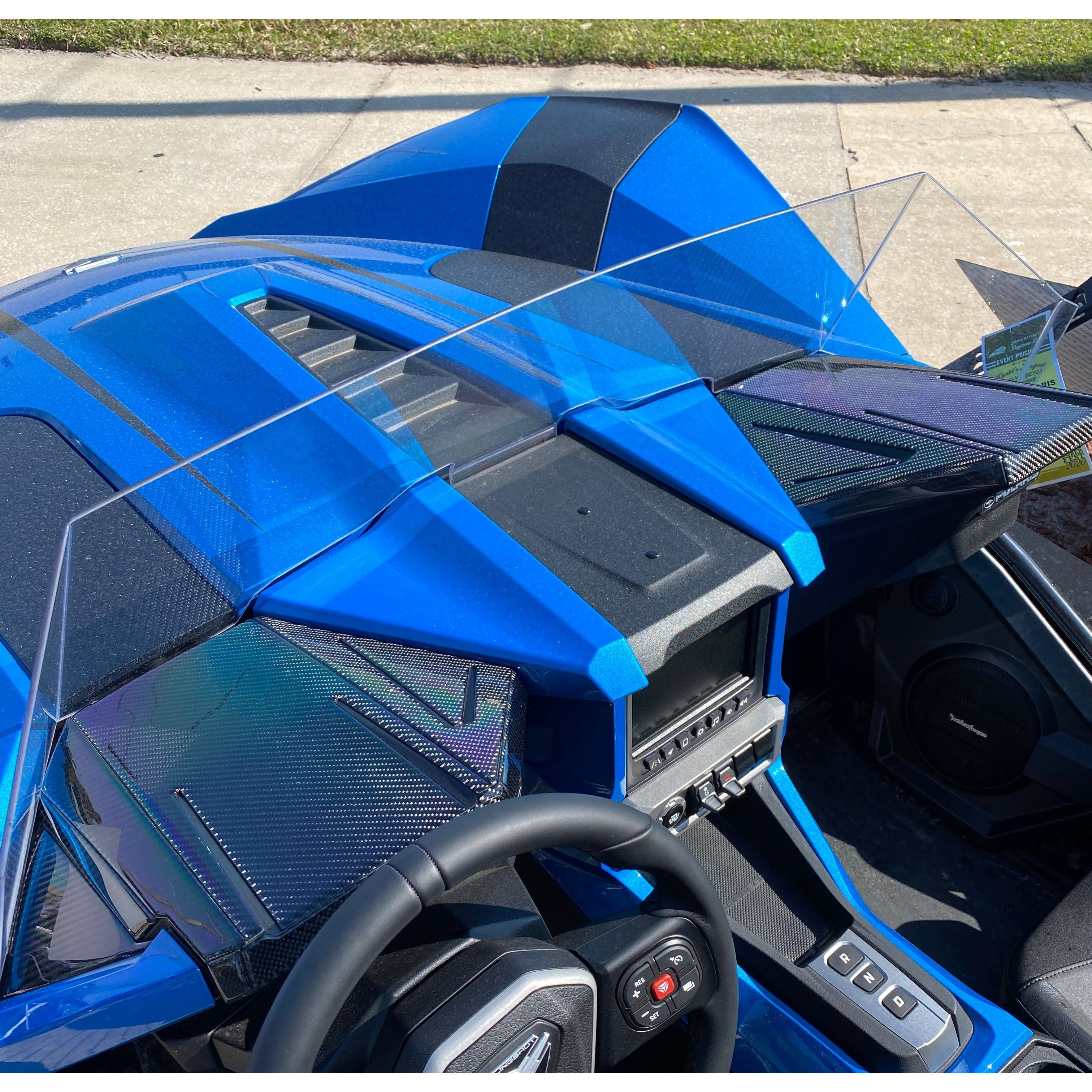 Dashboard Accent Trim With Custom Text Option Fits 2020-2026 Polaris Slingshot