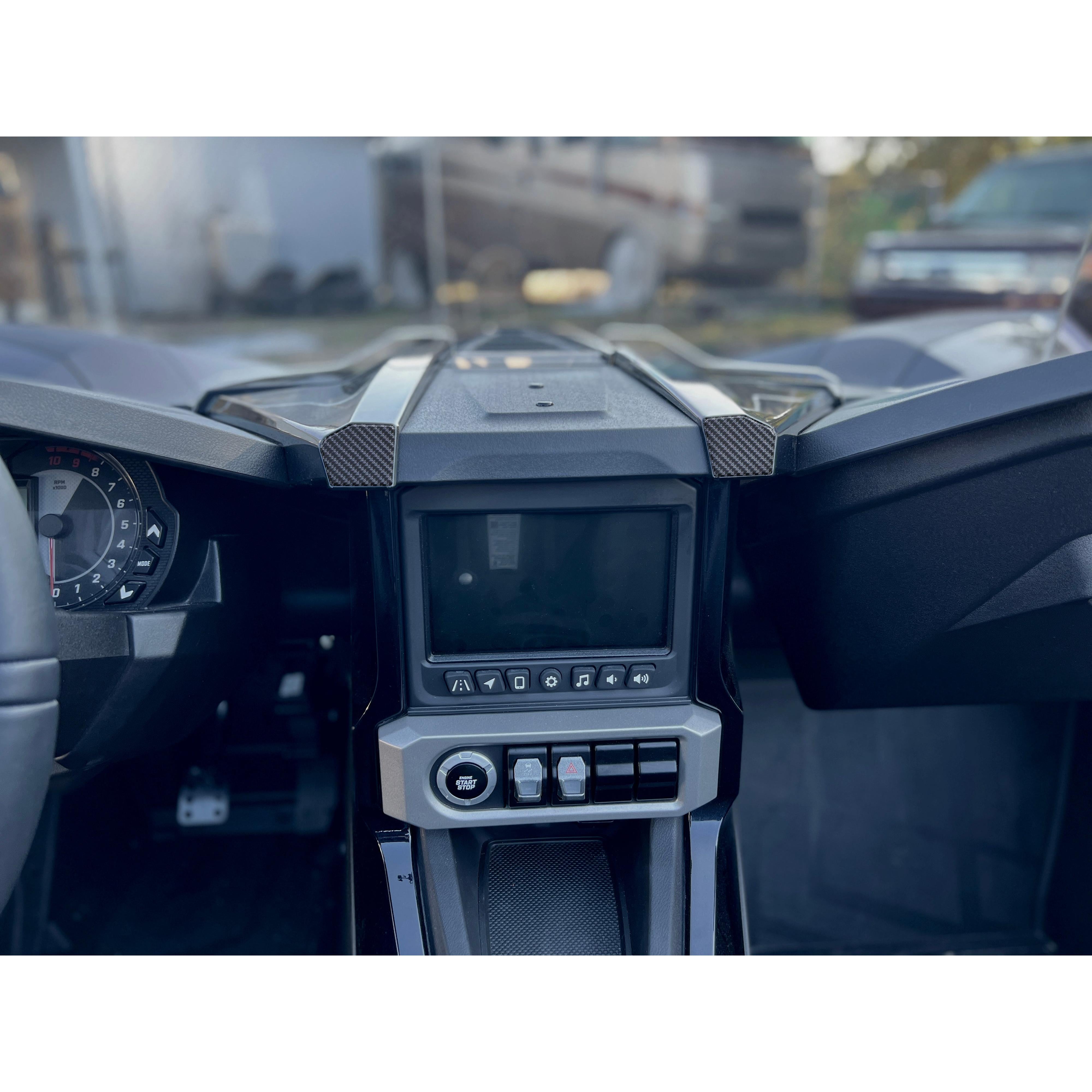 Center Dashboard Accent Trim Fits 2020-2026 Polaris Slingshot
