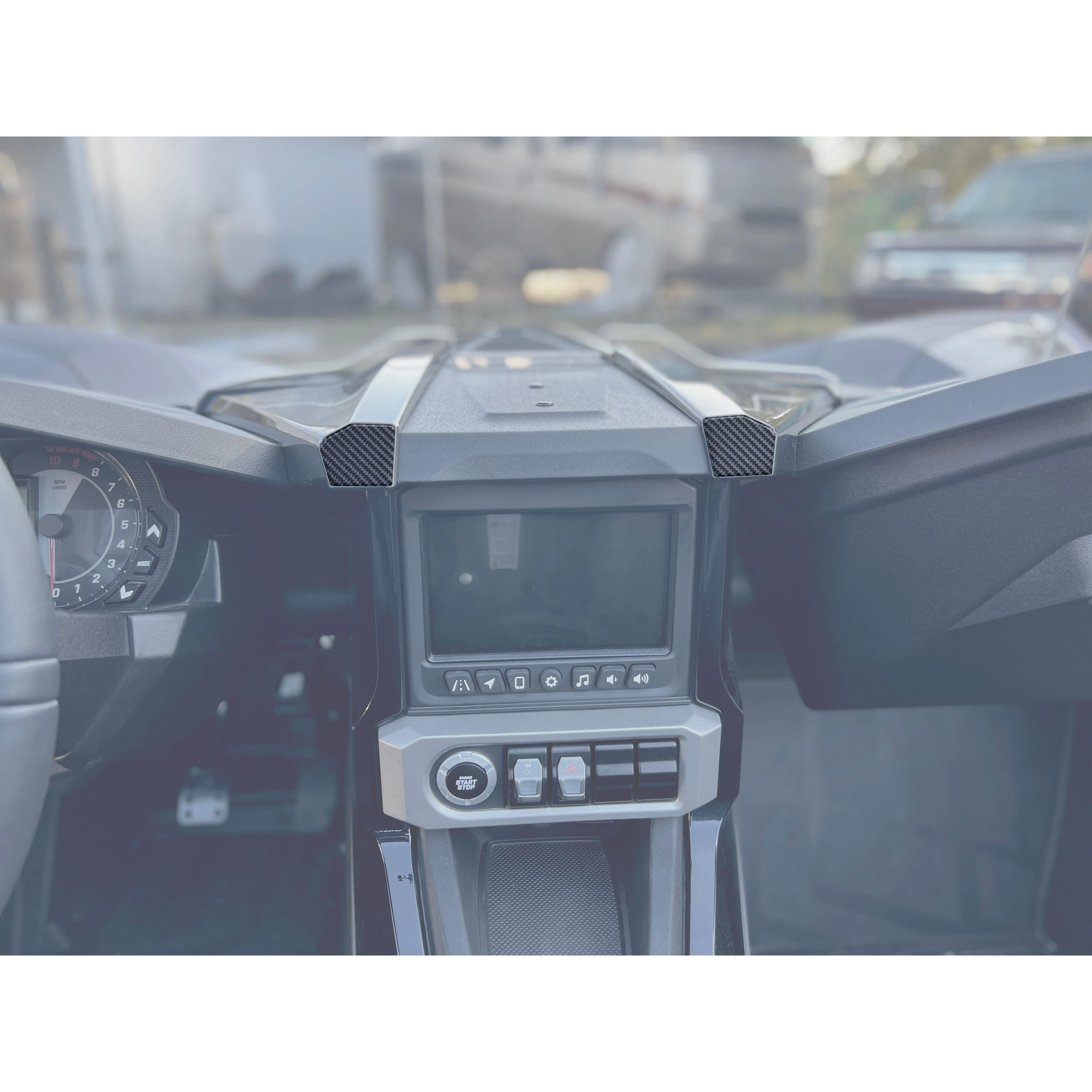 Center Dashboard Accent Trim Fits 2020-2026 Polaris Slingshot