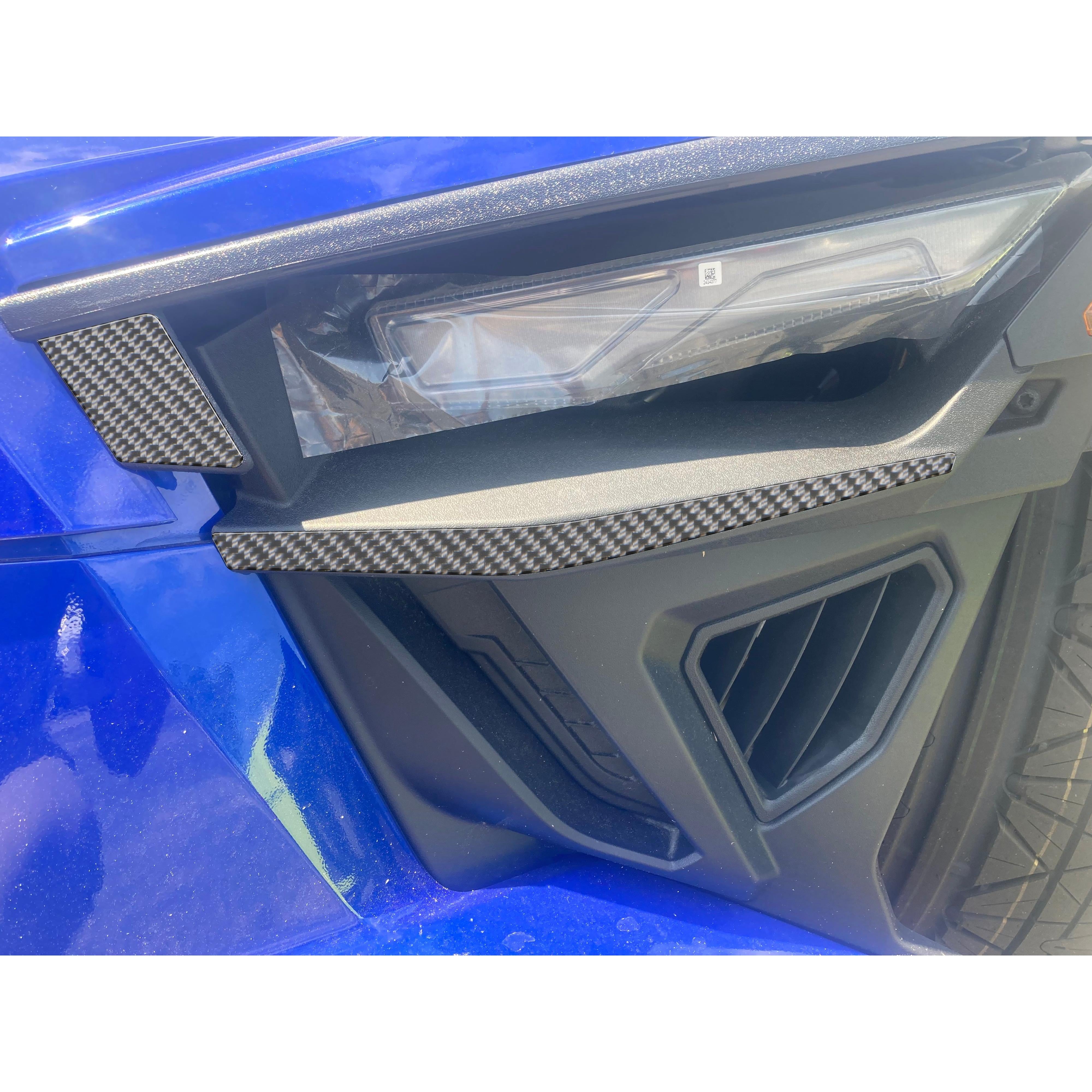 Headlight Lower Accent Trim Fits 2015-2026 Polaris Slingshot