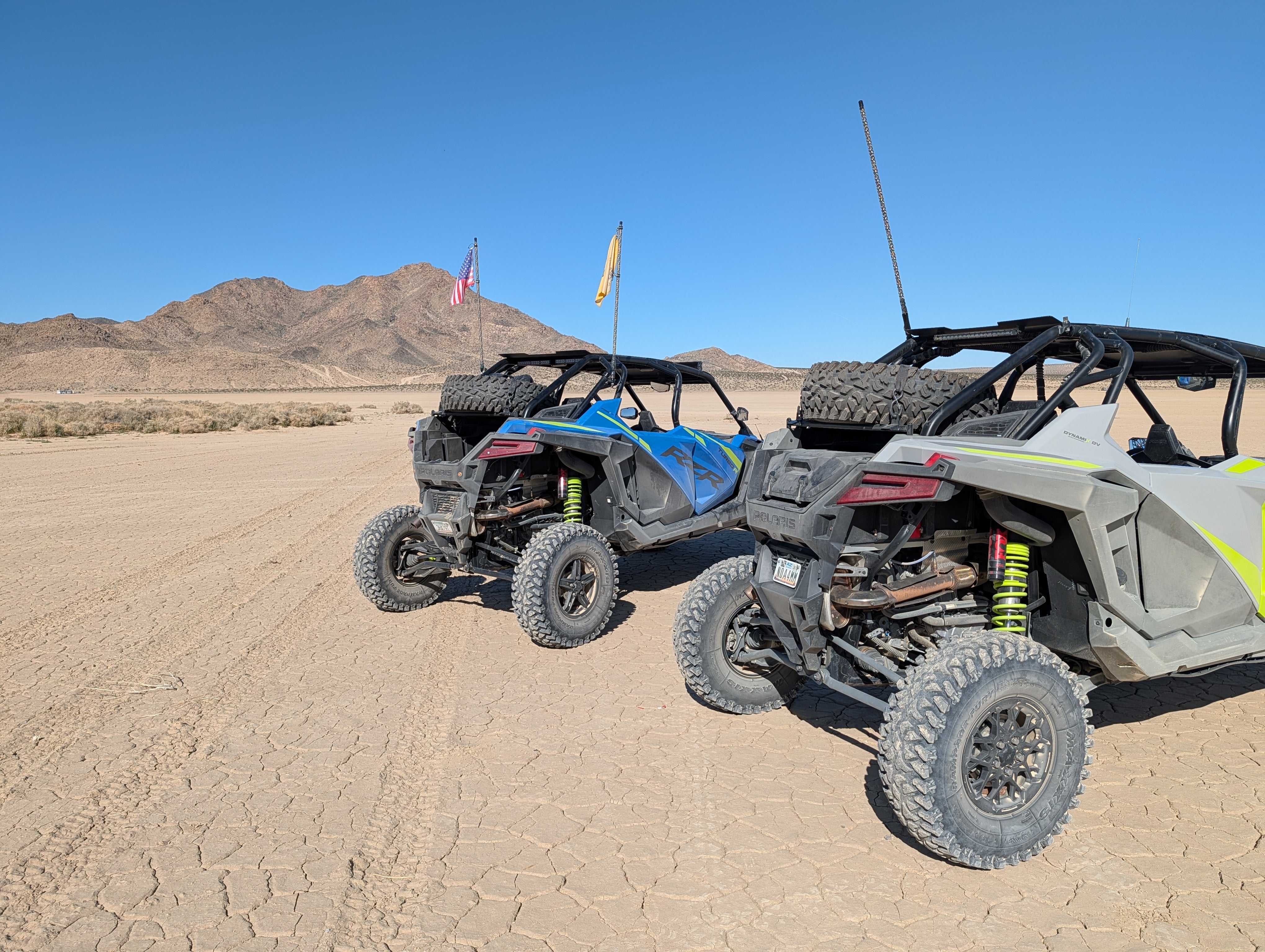 Spare Tire Mount with Dual Flag Mounts for Polaris RZR Pro XP, Pro S, Turbo R & Pro R 2020-2026 UTV