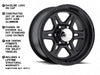 891 Renegade Heritage Split Spoke Raceline Wheel - Satin Black