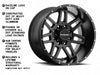 931B Injector 10-Spoke Raceline Wheel - Satin Black