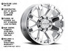 936C Throttle 8-Spoke Raceline Wheel - Chrome Aluminum