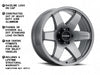 942GS Addict 6-Spoke Raceline Wheel - Greystone