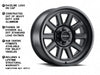 943B Magnum 10-Spoke Raceline Wheel - Satin Black