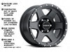 946B Boost 6-Spoke Raceline Wheel - Satin Black