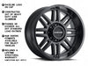 948B Split Split Spoke Raceline Wheel - Satin Black