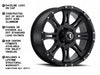 981 Raptor Modern 8-Split Spoke Design Raceline Wheel - Satin Black