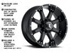 991B Assault Contemporary 8-Spoke Design Raceline Wheel - Satin Black