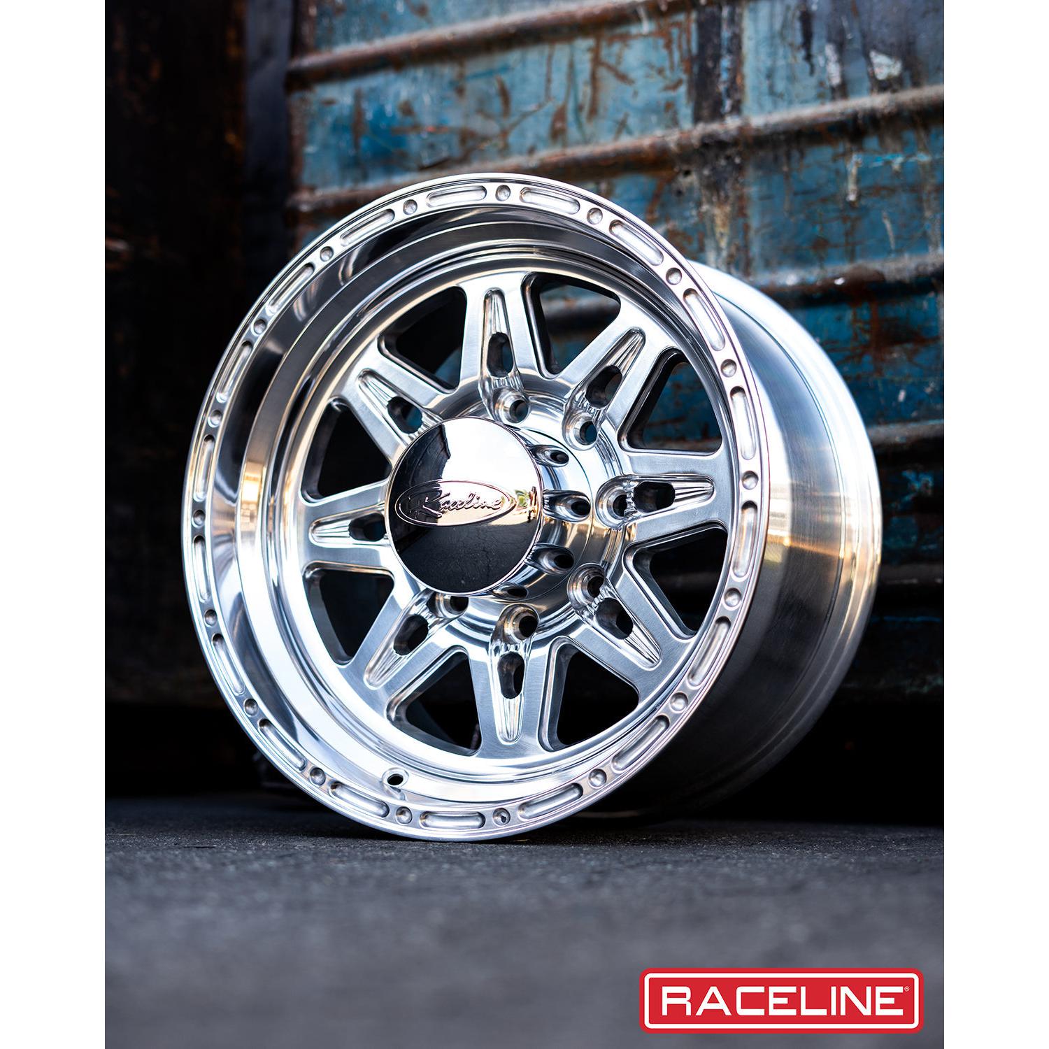 888 Renegade Heritage Split Spoke Raceline Wheel - Polished Aluminum