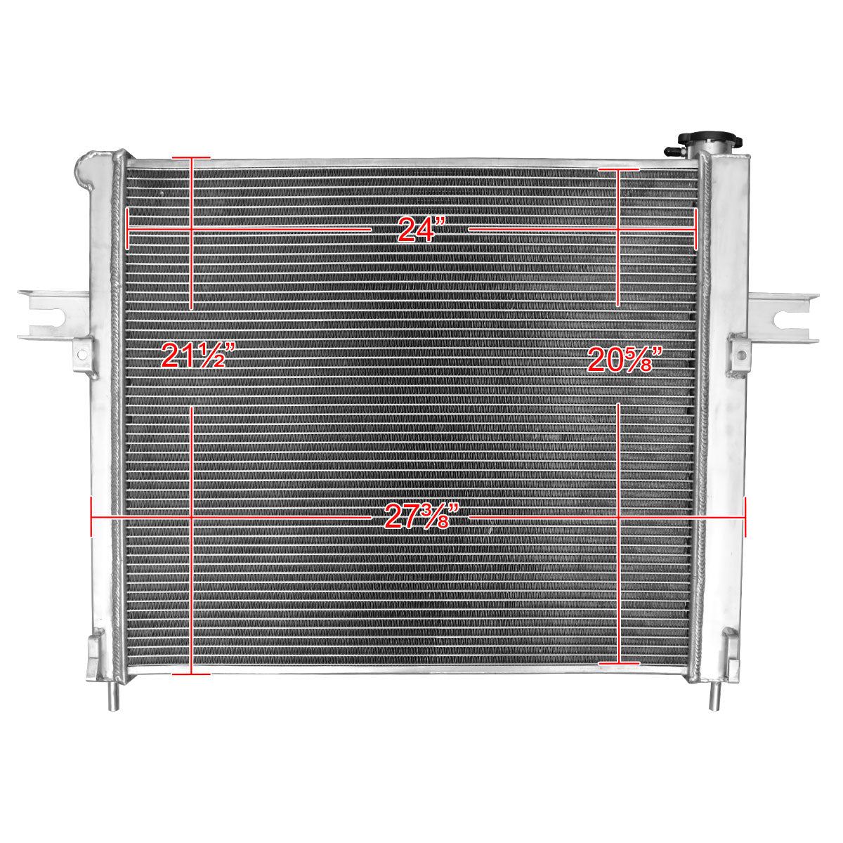 1999-2004 Jeep Grand Cherokee 4.0L L6 2-Row Aluminum Performance Radiator