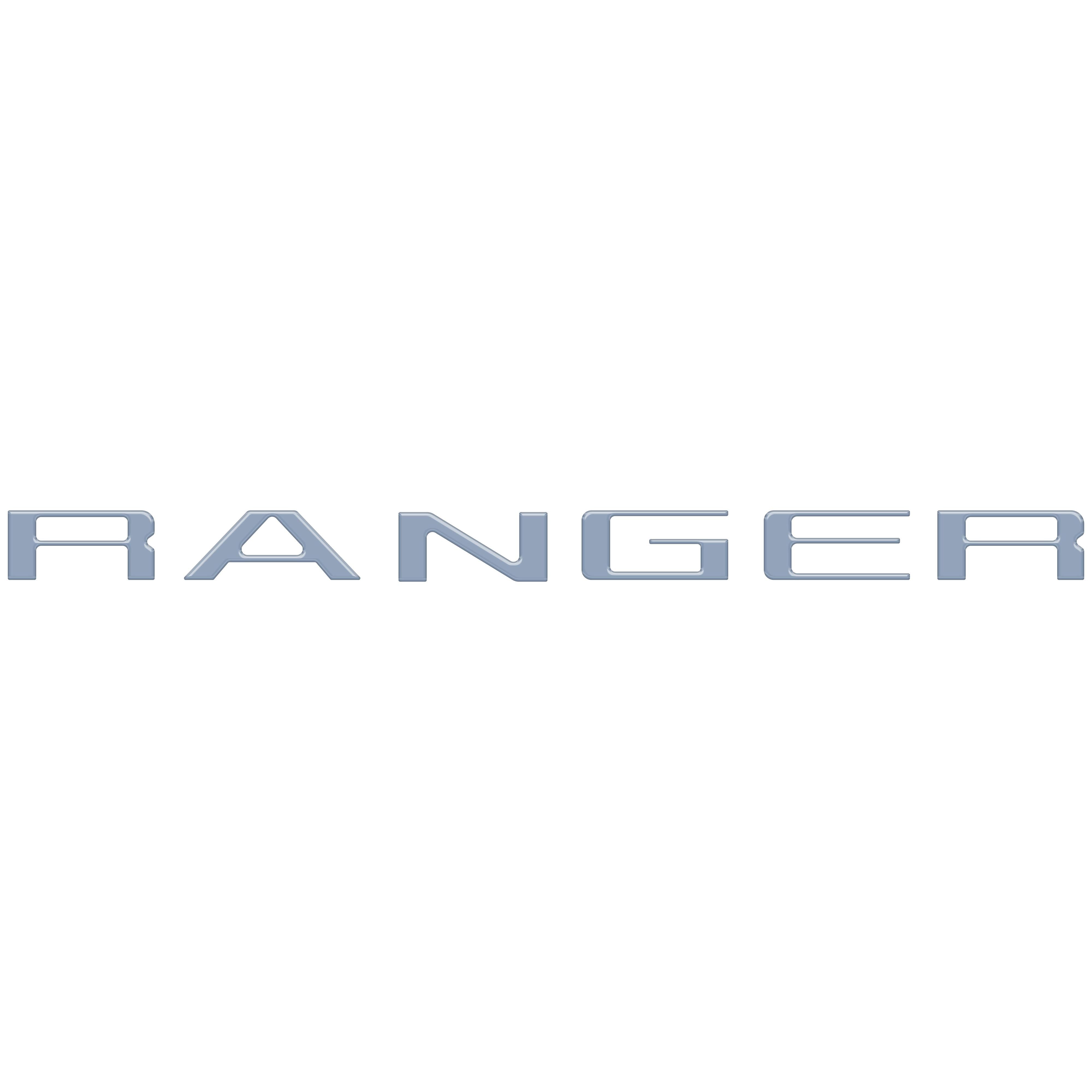 Tailgate Letter Inserts Fits 2019-2023 Ford Ranger