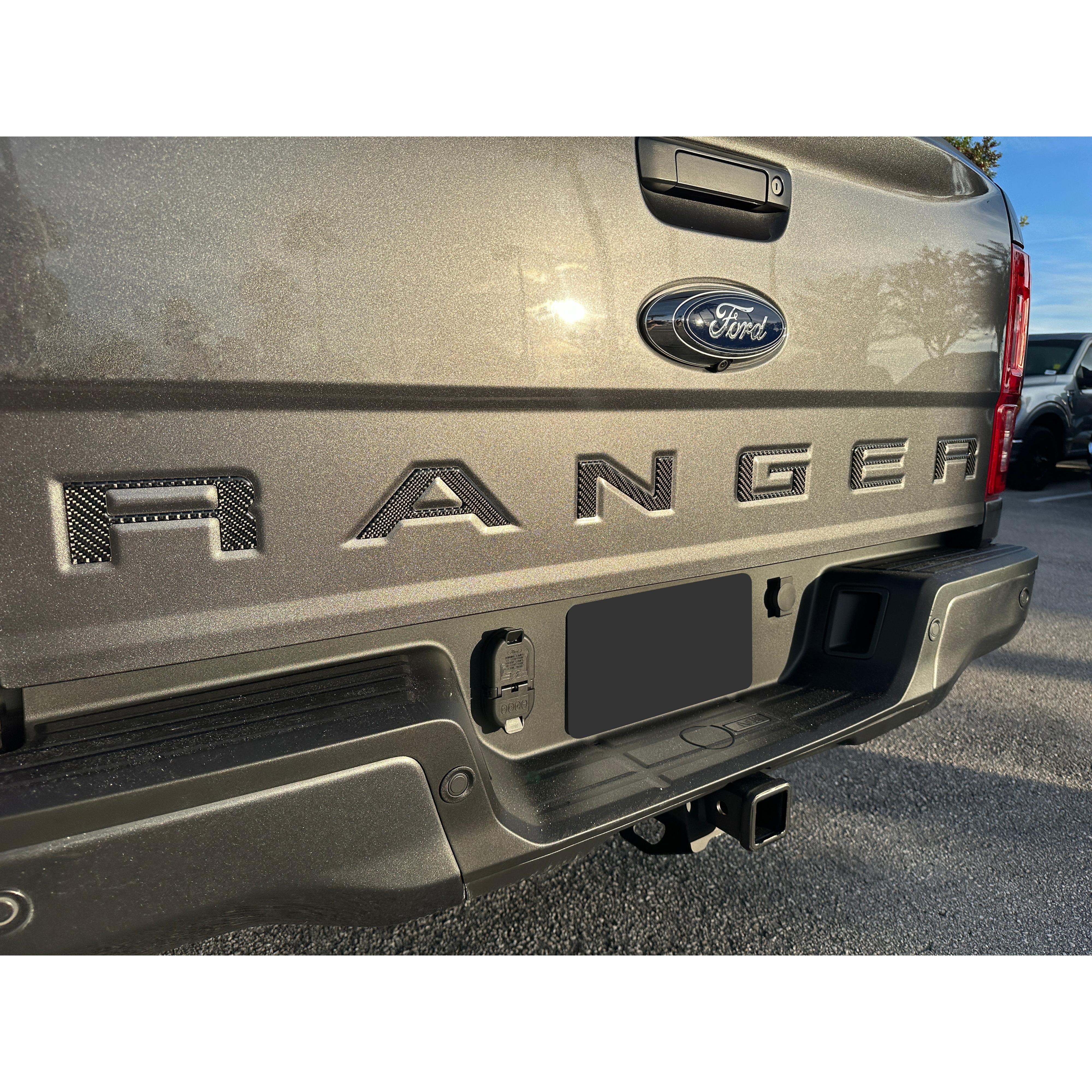 Tailgate Letter Inserts Fits 2019-2023 Ford Ranger