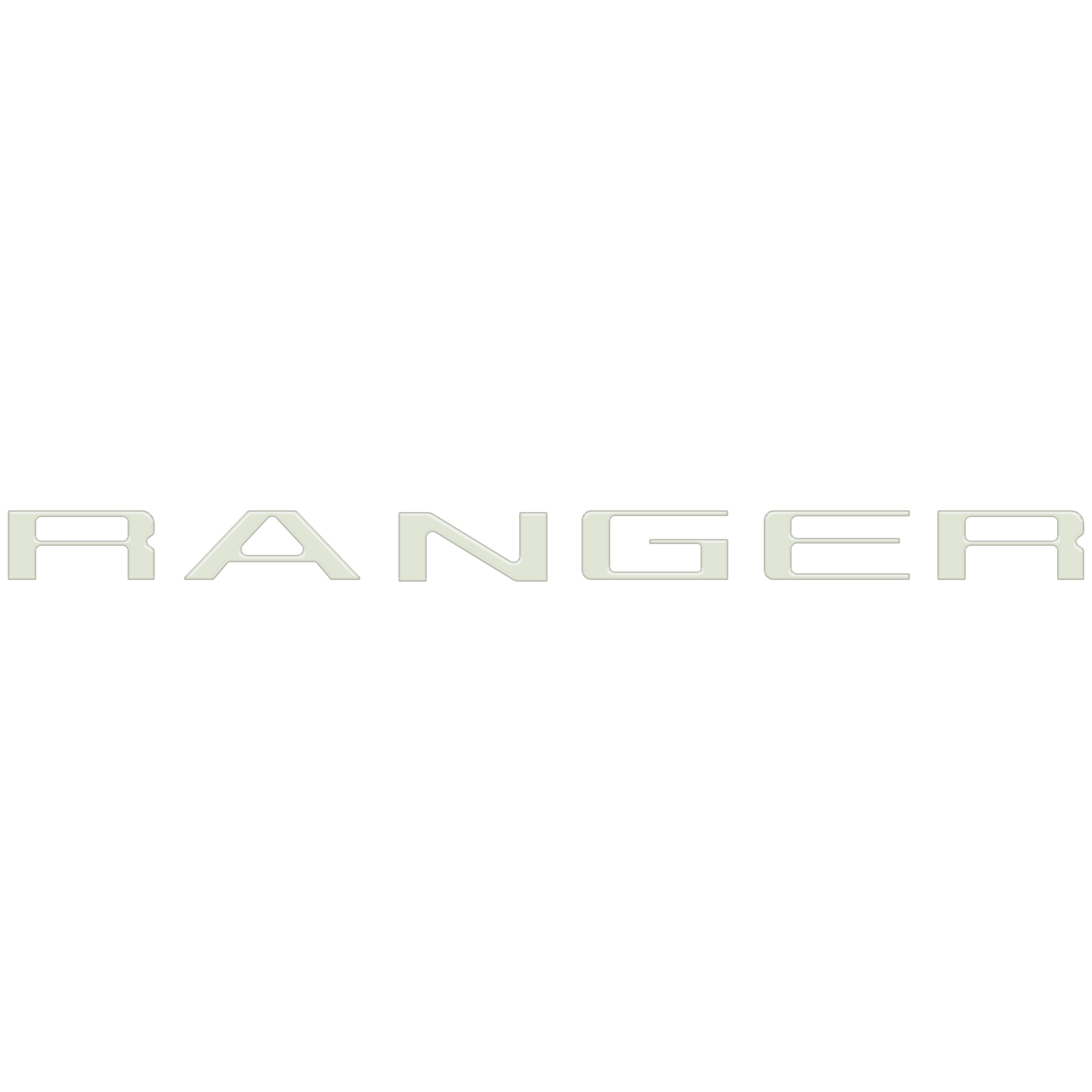 Tailgate Letter Inserts Fits 2019-2023 Ford Ranger
