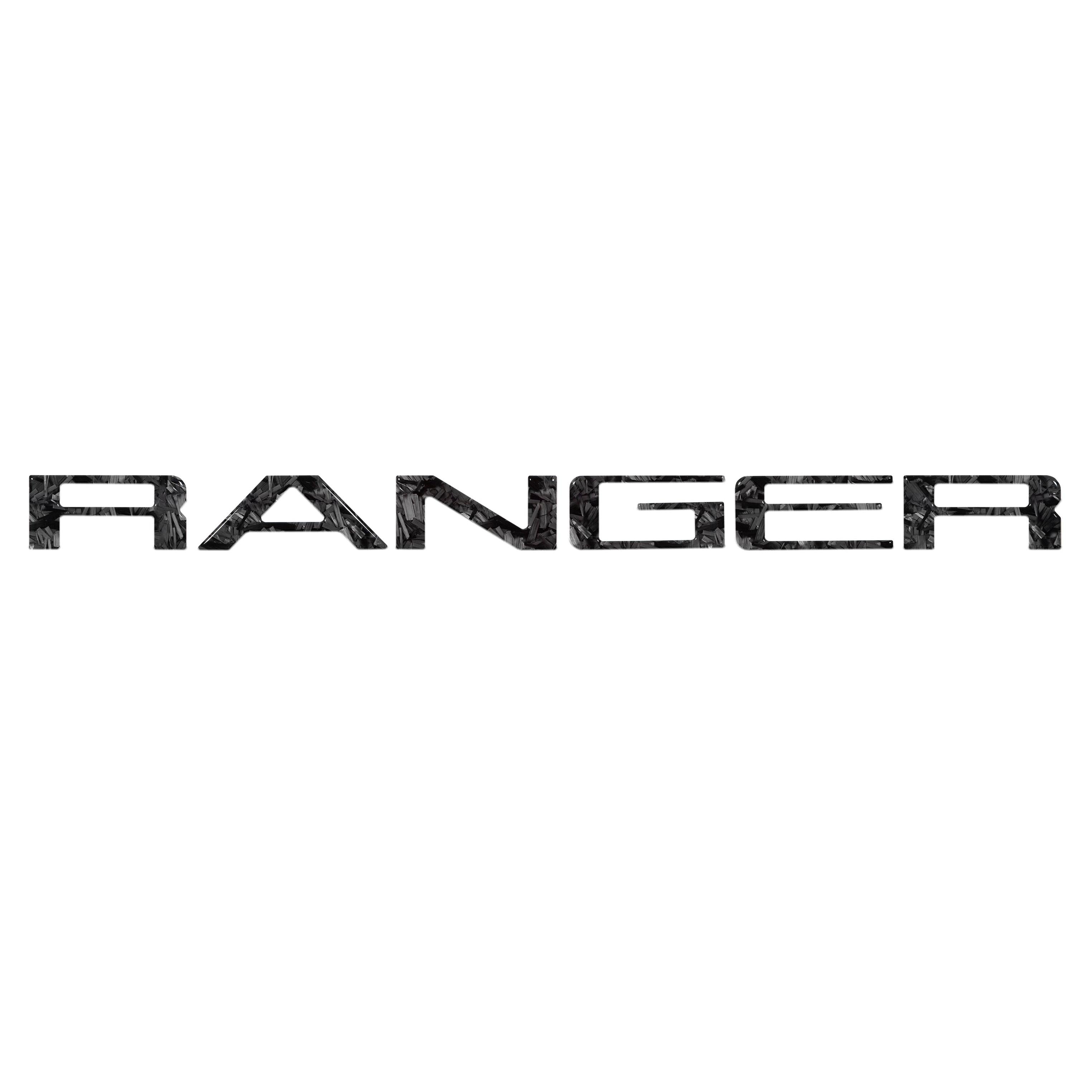 Tailgate Letter Inserts Fits 2019-2023 Ford Ranger