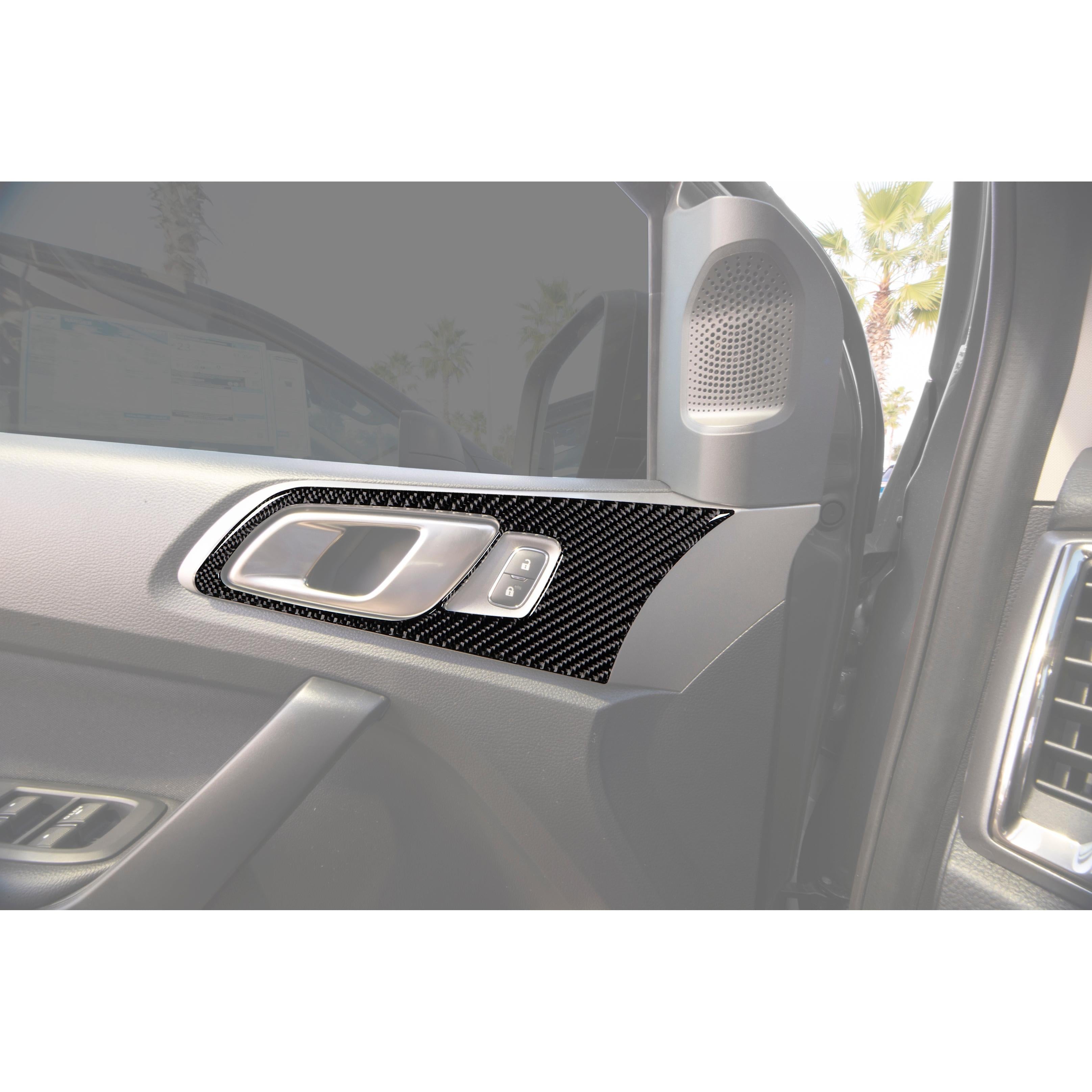 Door Handle Surround Accent Overlays Fits 2019-2023 Ford Ranger SuperCrew