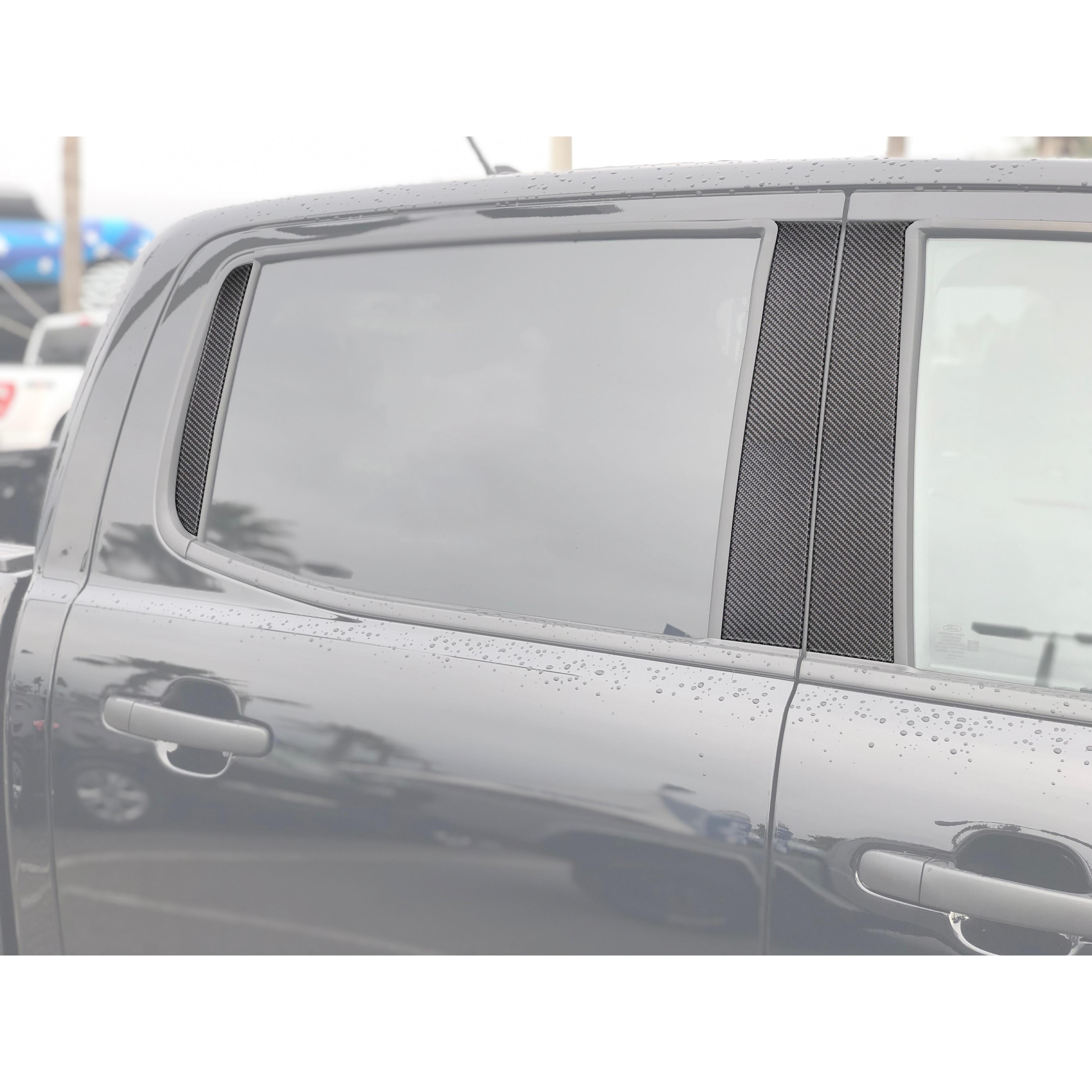 Door Pillar (B+C) Overlays Fits 2019-2023 Ford Ranger SuperCrew