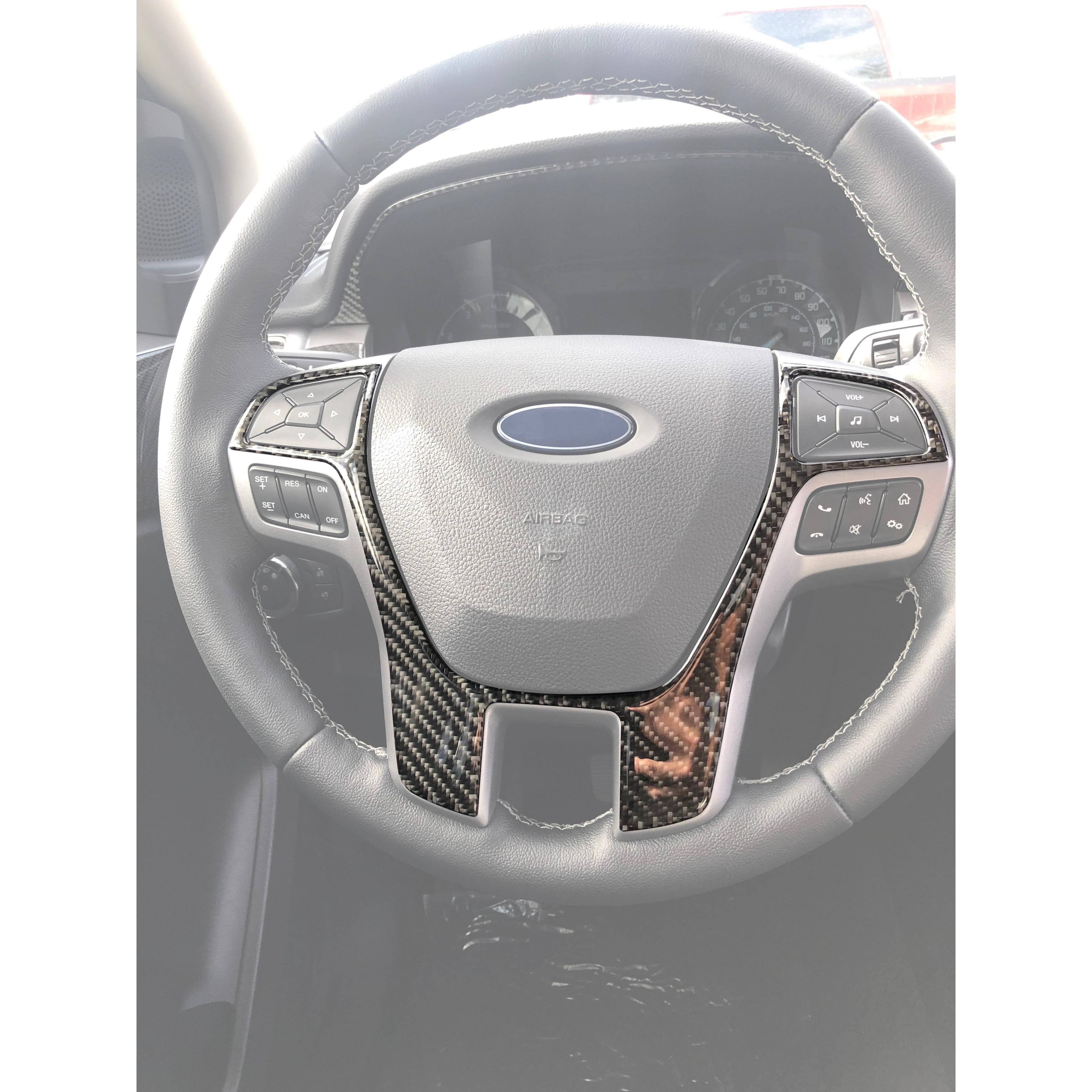 Steering Wheel Accent Overlay Fits 2019-2023 Ford Ranger
