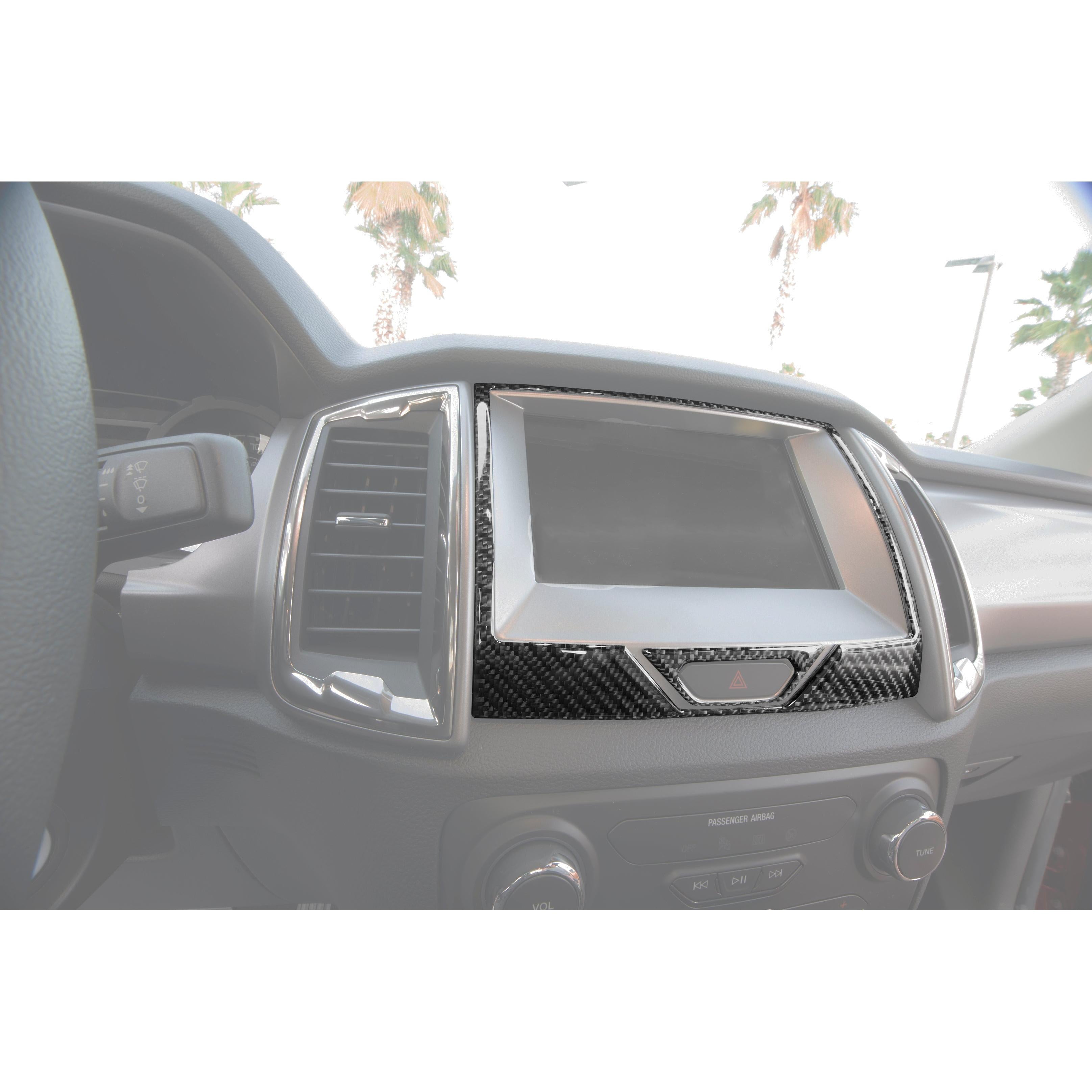 Navigation Display Accent Overlays Fits 2019-2023 Ford Ranger