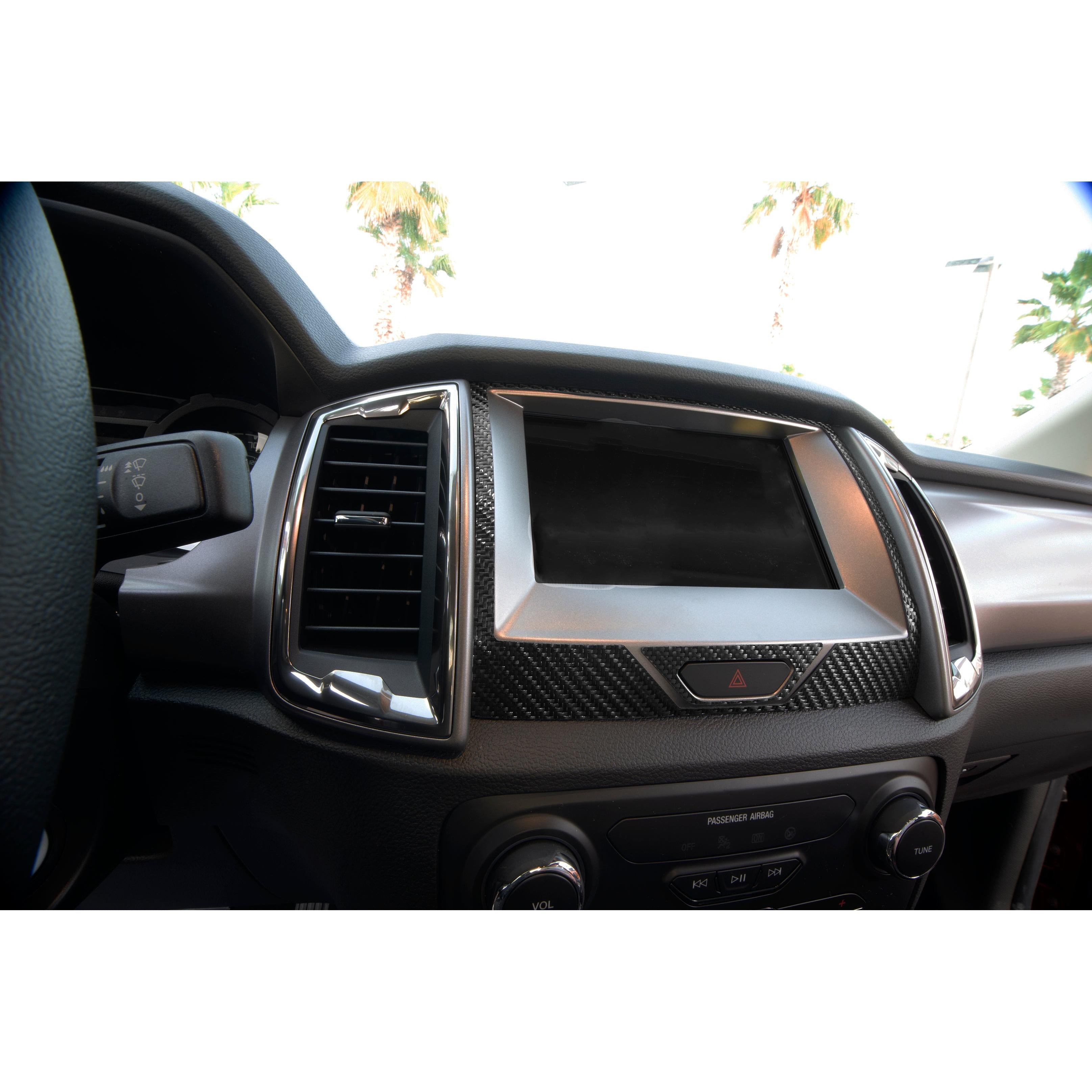 Navigation Display Accent Overlays Fits 2019-2023 Ford Ranger