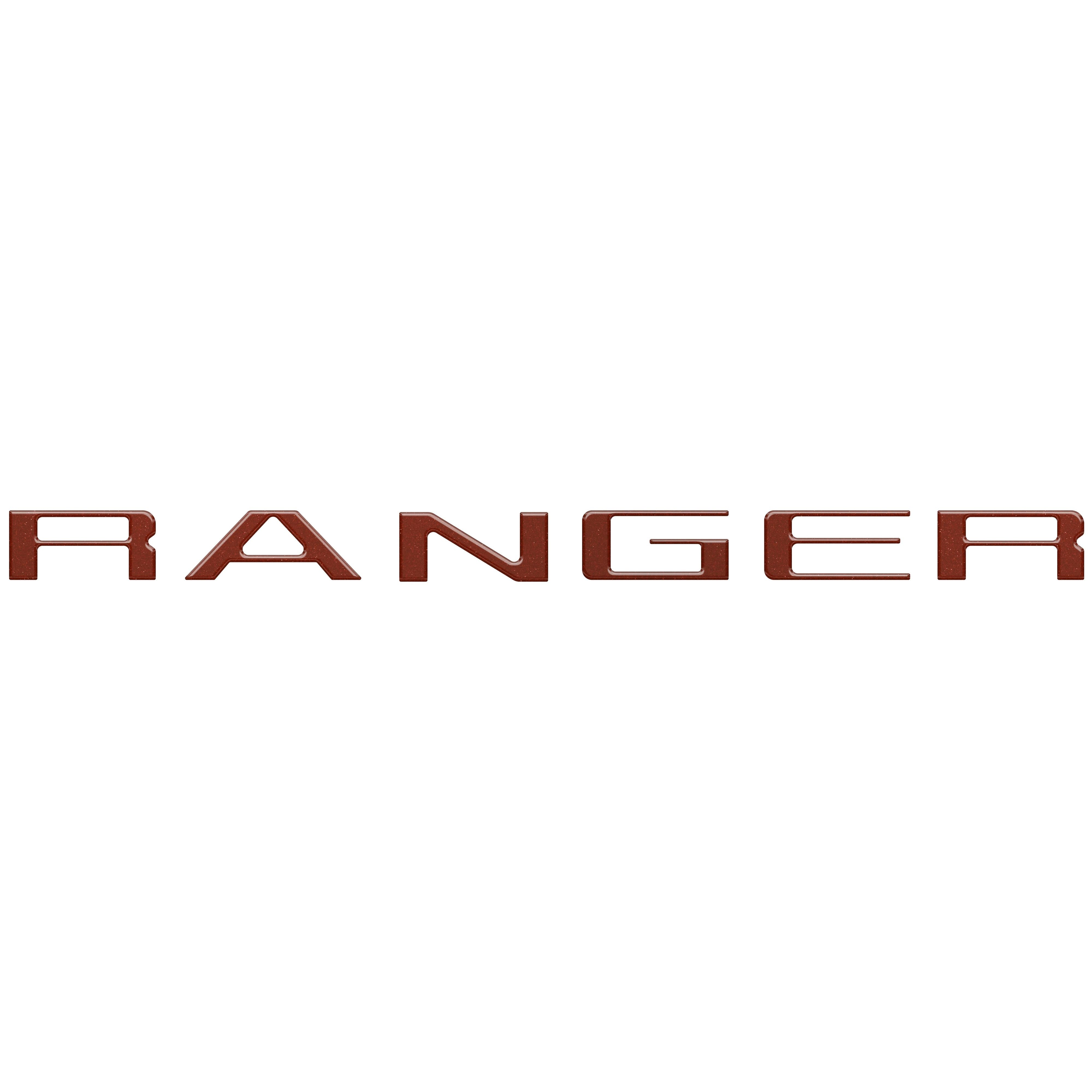 Tailgate Letter Inserts Fits 2019-2023 Ford Ranger