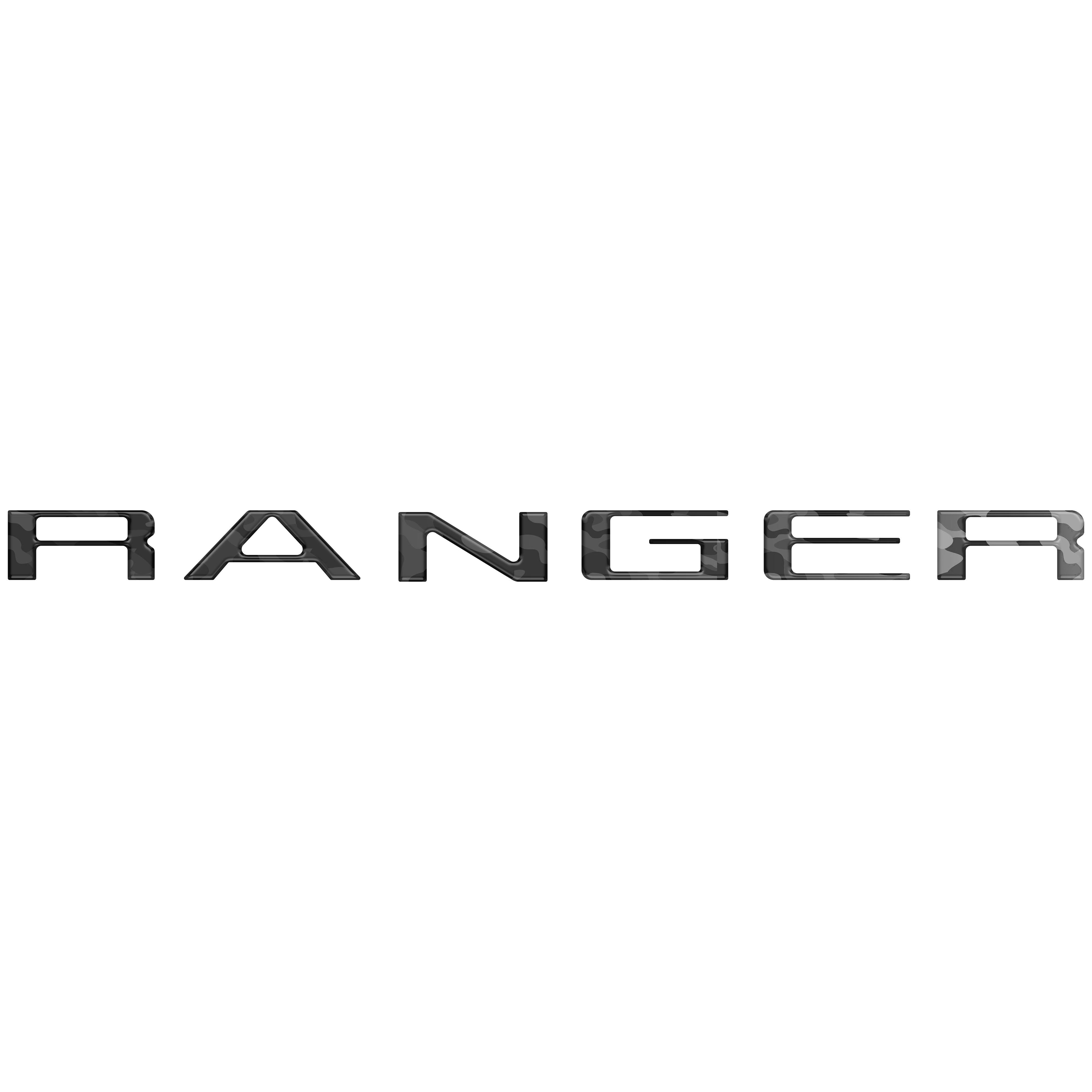 Tailgate Letter Inserts Fits 2024-2026 Ford Ranger